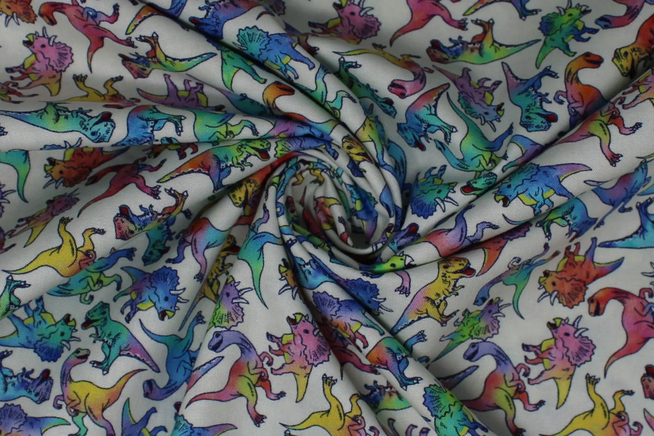 Dino Pizza Party - 44" - 100% cotton - Image 10