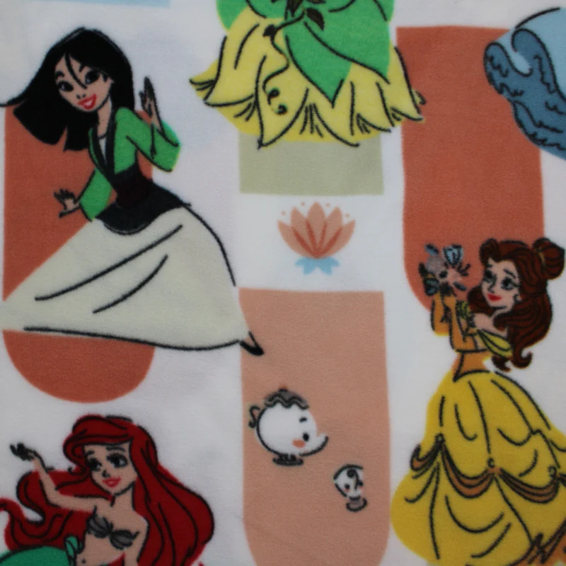 Disney Princesses - 59" - 100% Polyester Fleece