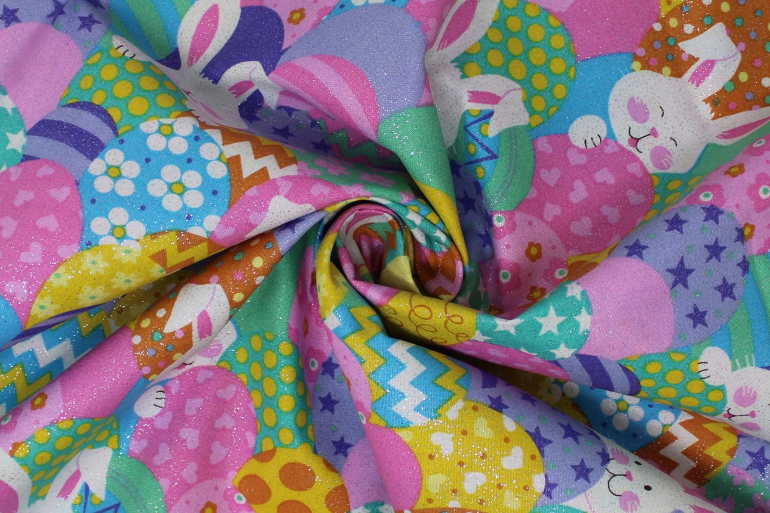 Easter Bunnies - 44" - 100% cotton - Image 3