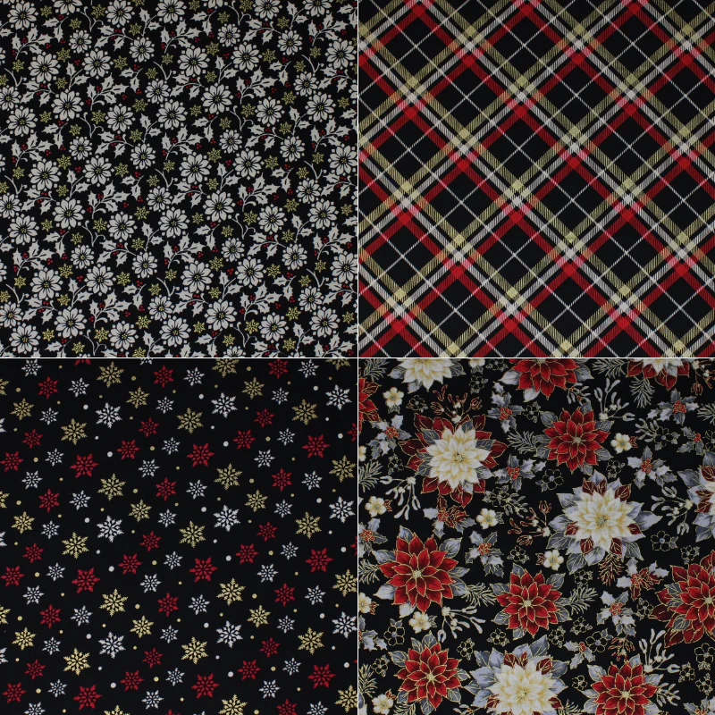 Holiday Tidings - 100% cotton