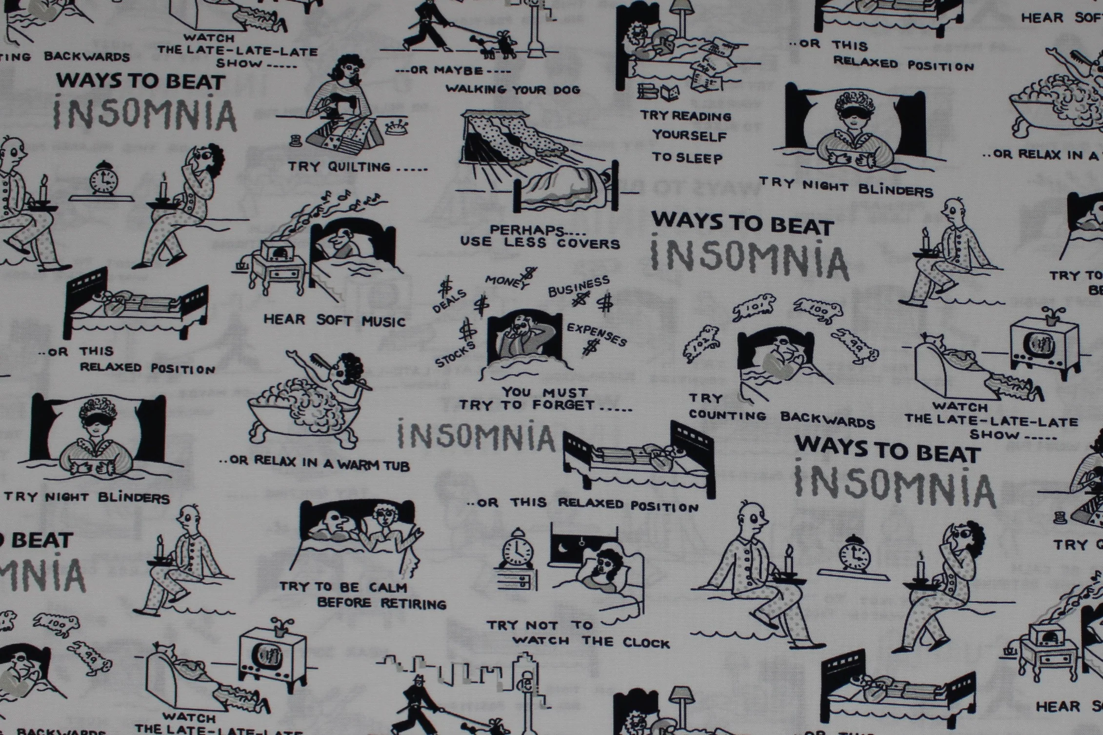 Insomnia - 44" - 100% cotton - Image 2