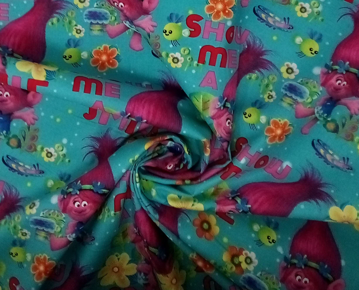 Trolls - 45" - 100% Cotton - Image 3