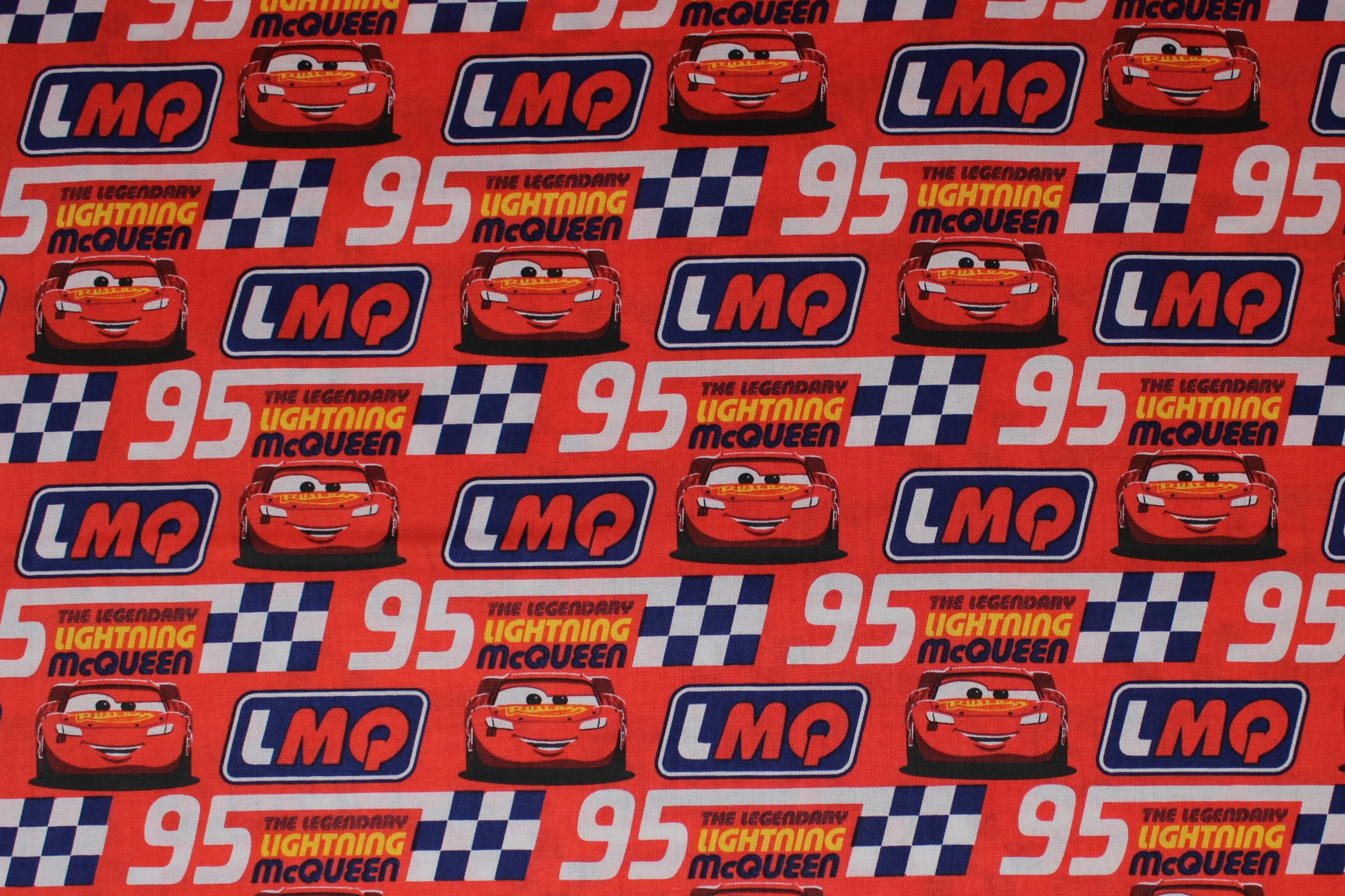 Lightning McQueen - 45'' - 100% cotton - Image 2