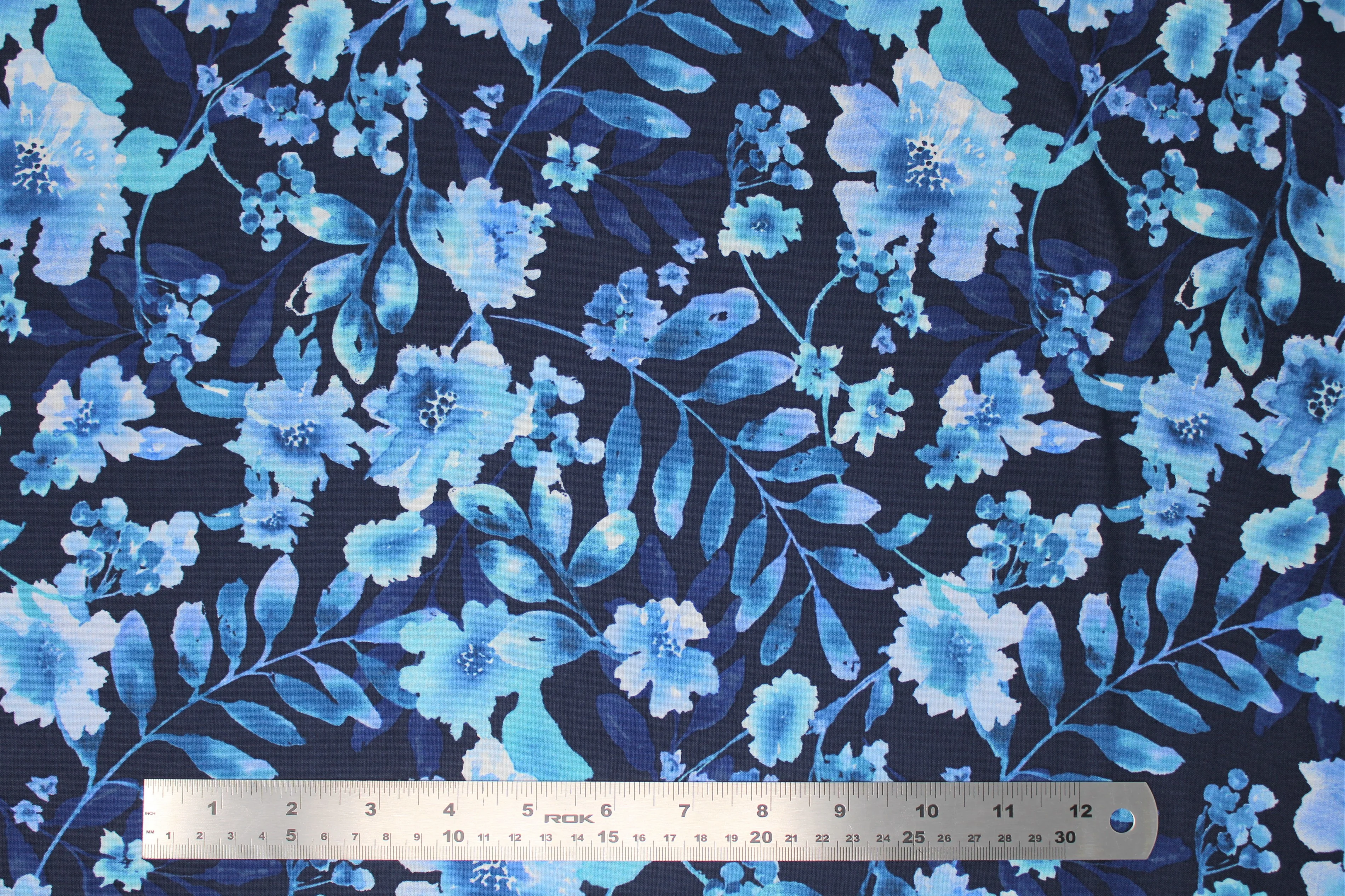 Midnight Sapphire - 43/45" - 100% Cotton - Image 2