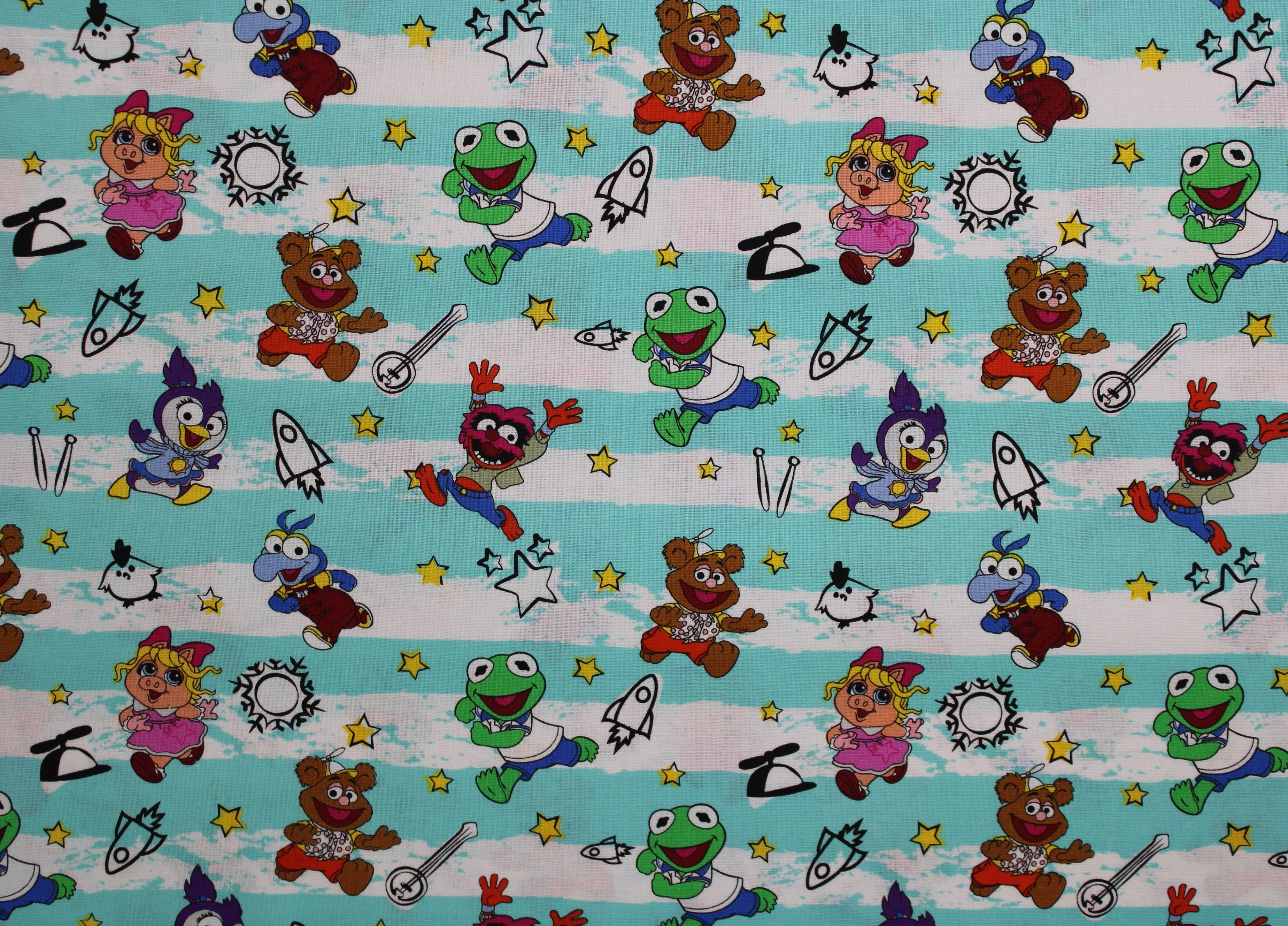 Muppet Babies Playing - 45" - 100% cotton - Image 2