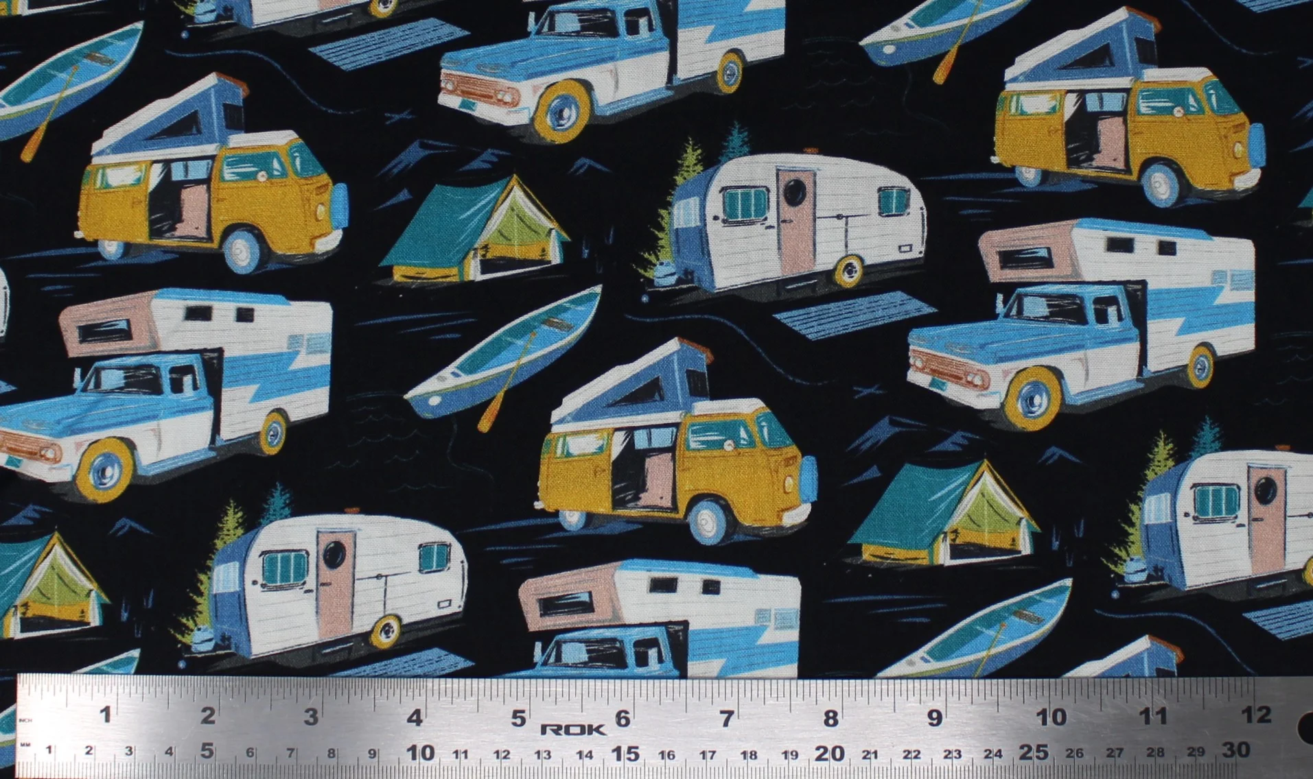 Retro Road Trip - 44" - 100% cotton - Image 6