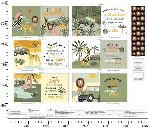 Wild Safari - 43/44" - 100% cotton - Image 2