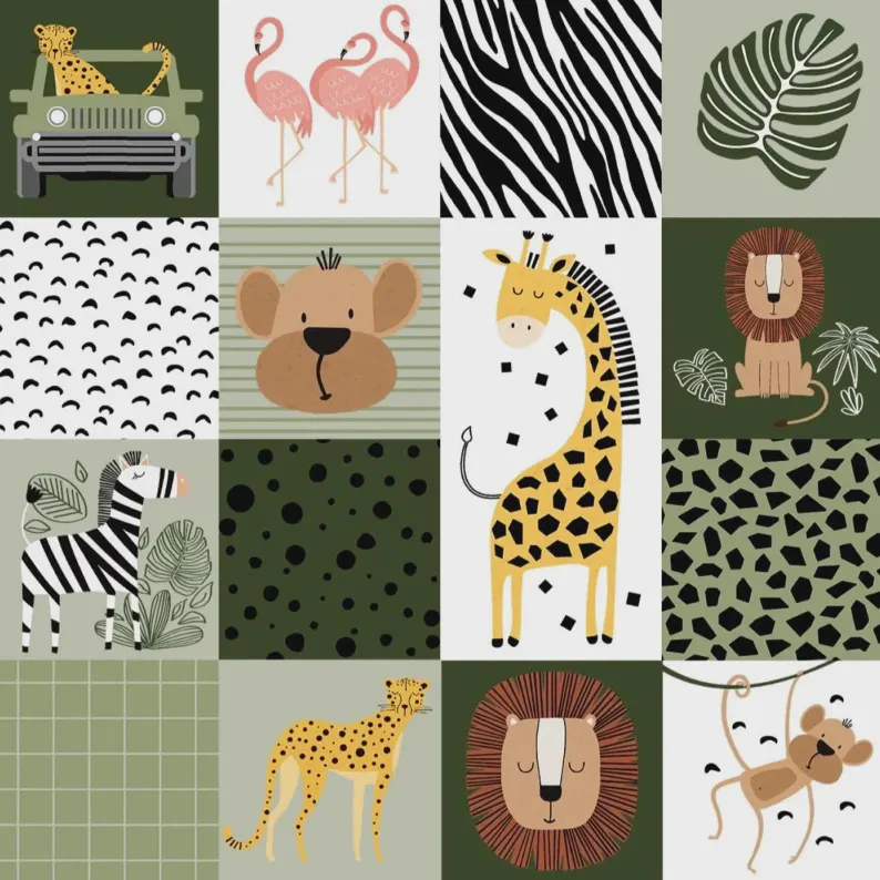 Wild Safari - 43/44" - 100% cotton - Image 3