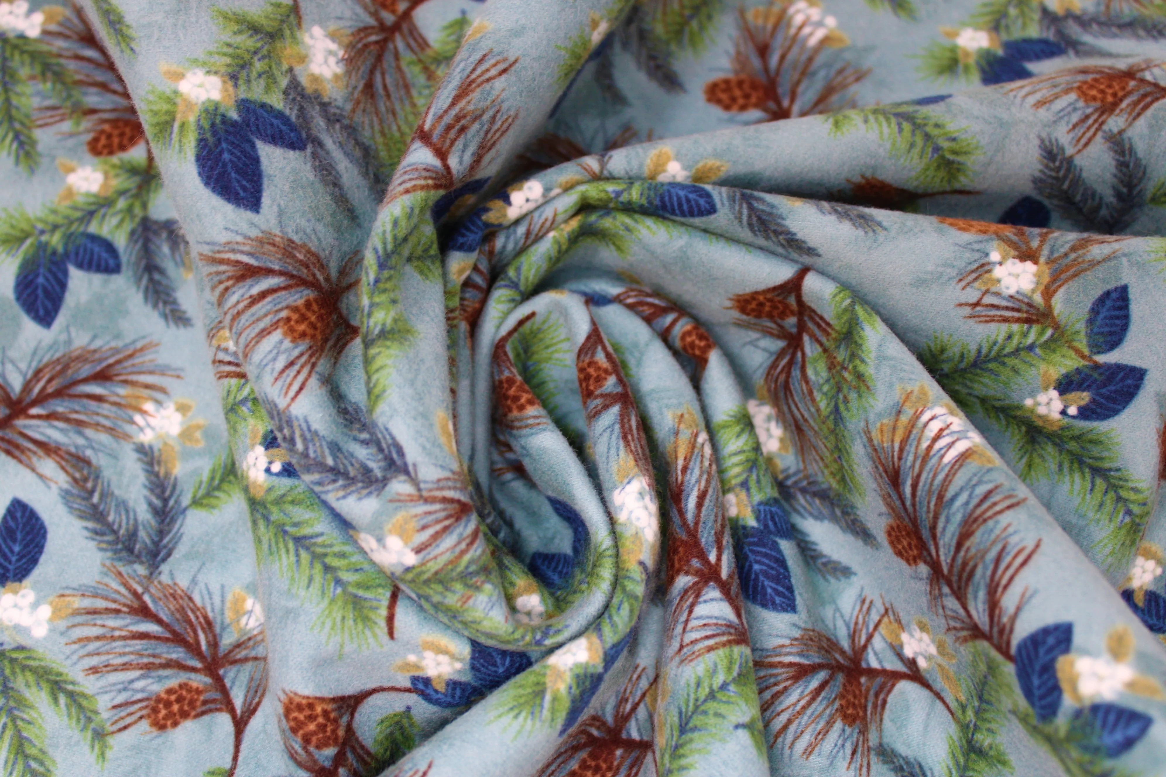Folk Art Winter Flannels - 44" - 100% Cotton - Image 3