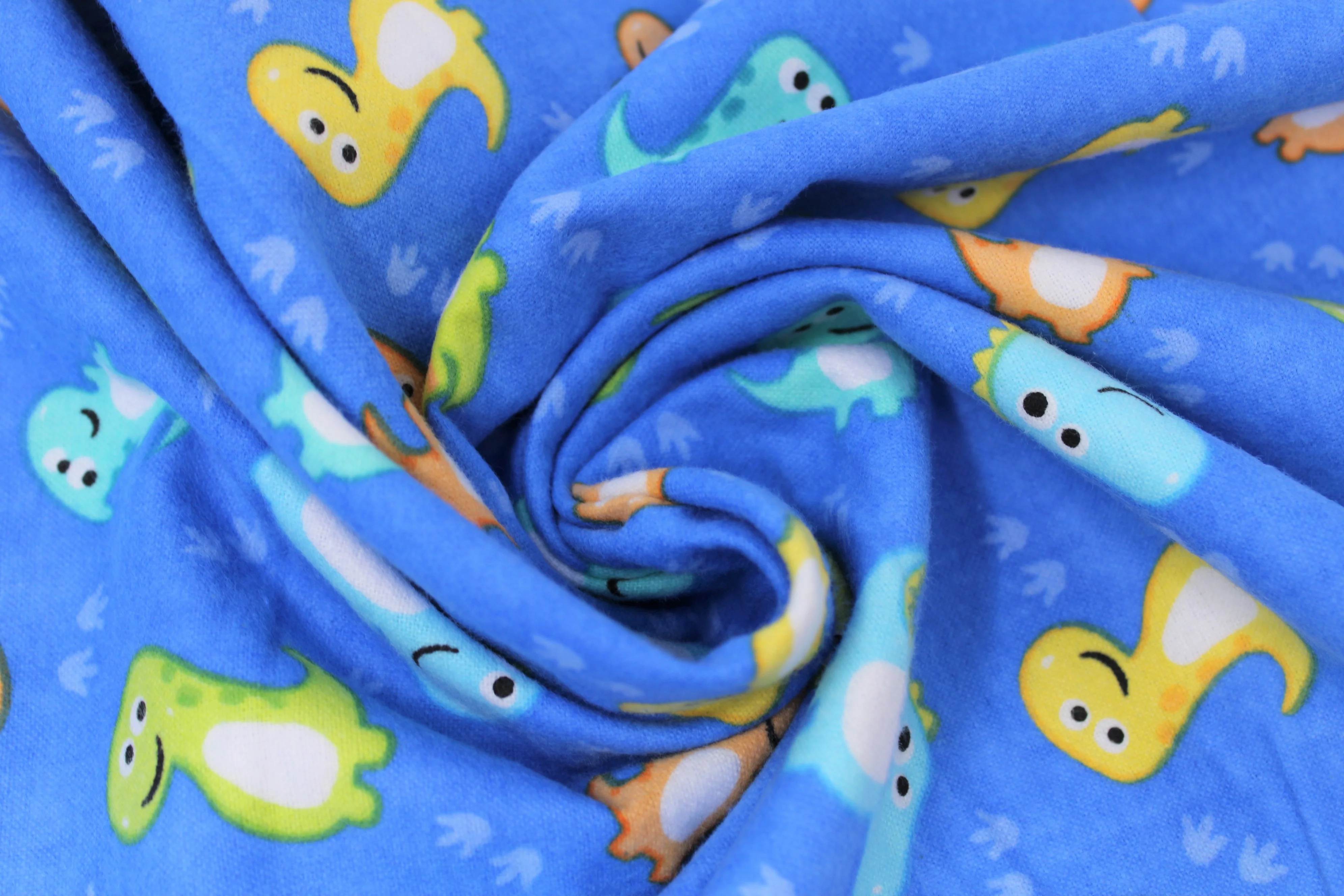Dinos - 44/45" - 100% Cotton Flannel - Image 3