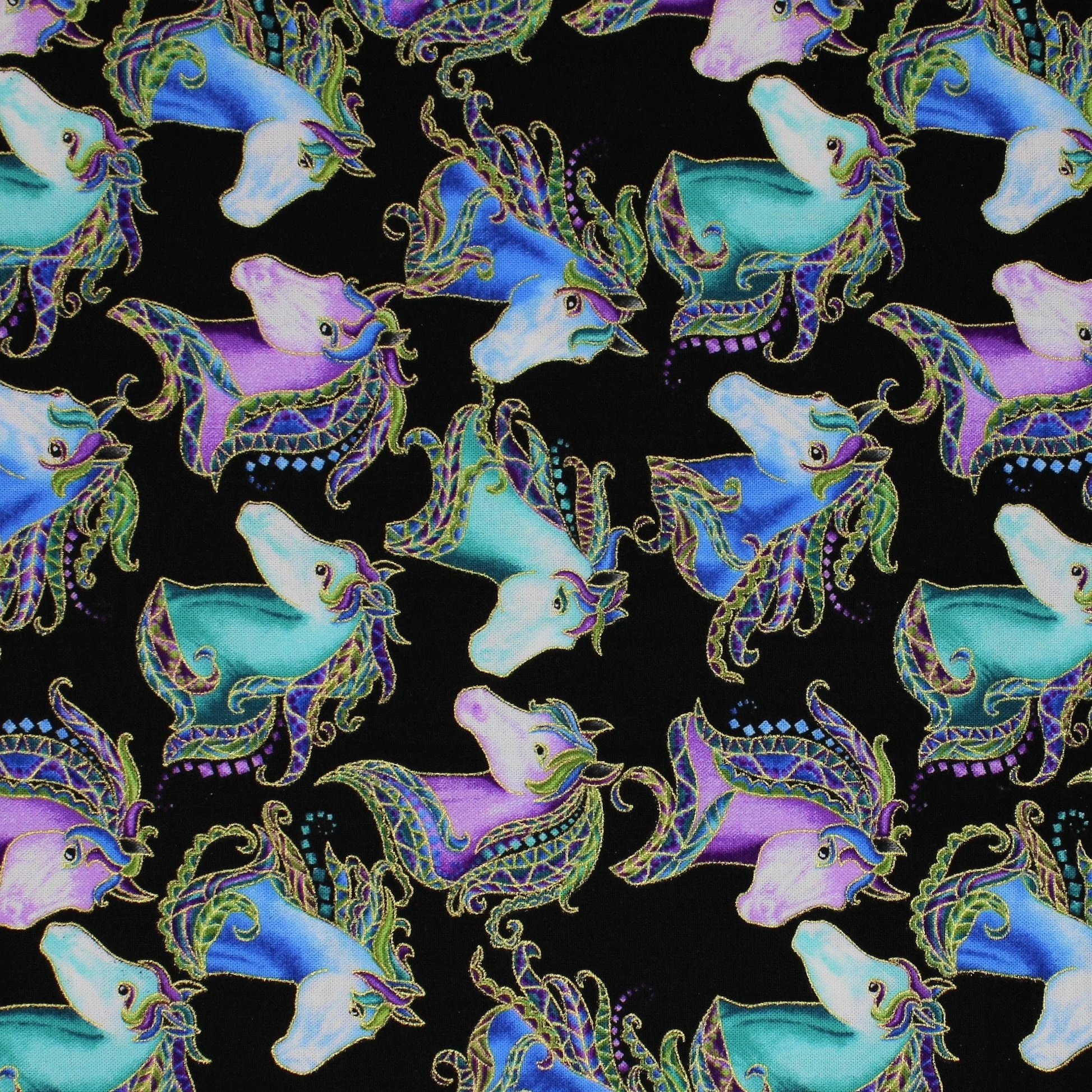 Horsen Around - 45" - 100% Cotton