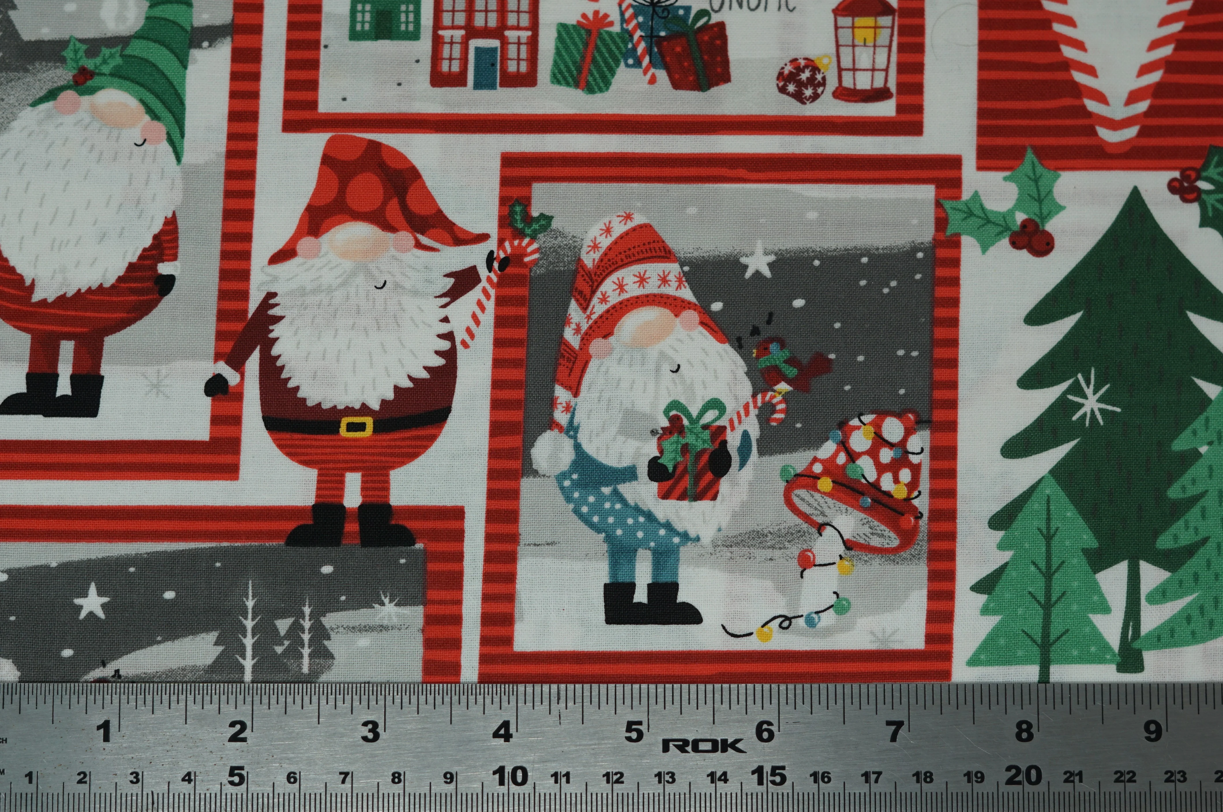 I'll be Gnome for Christmas - 44/45" - 100% Cotton - Image 3