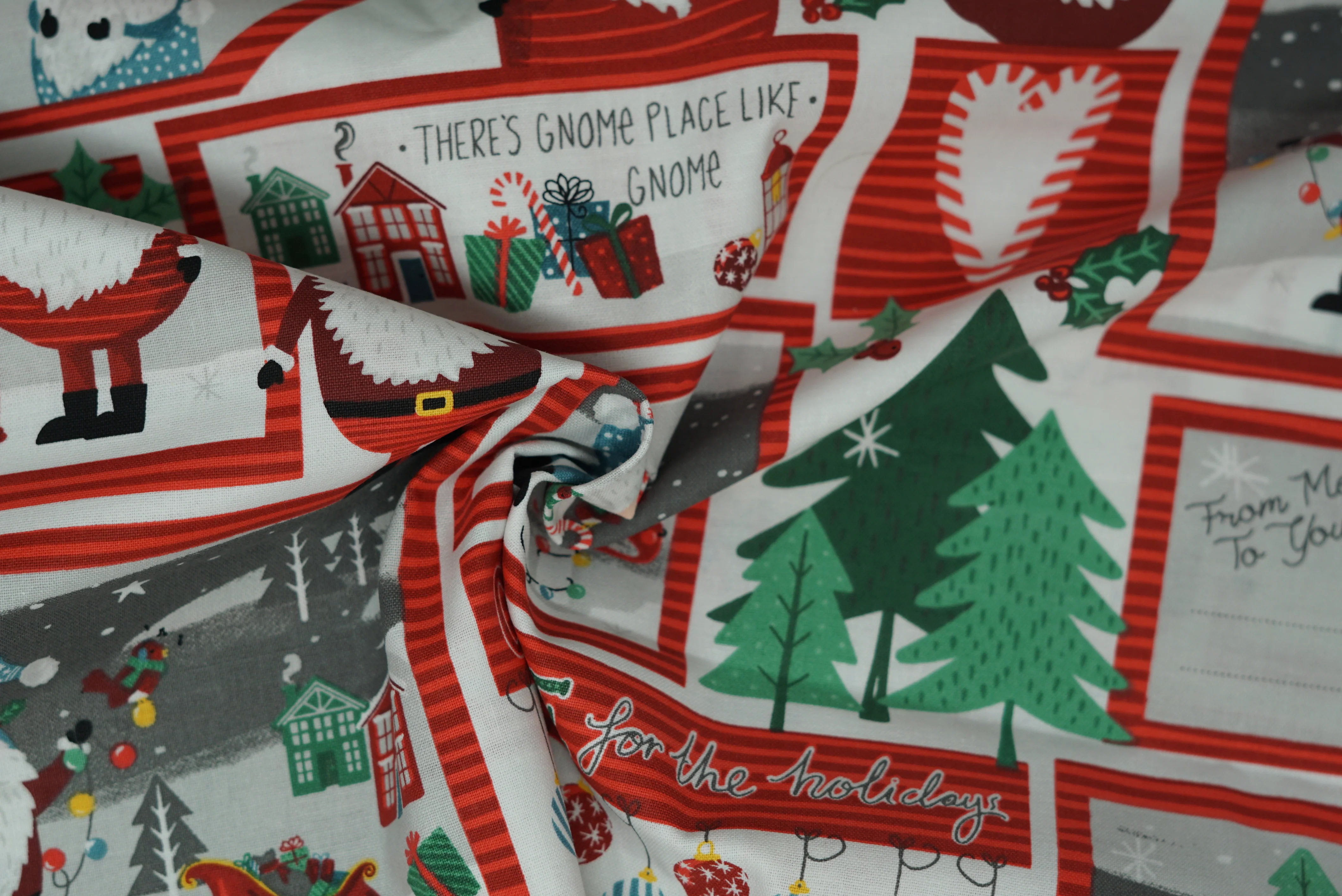 I'll be Gnome for Christmas - 44/45" - 100% Cotton - Image 4
