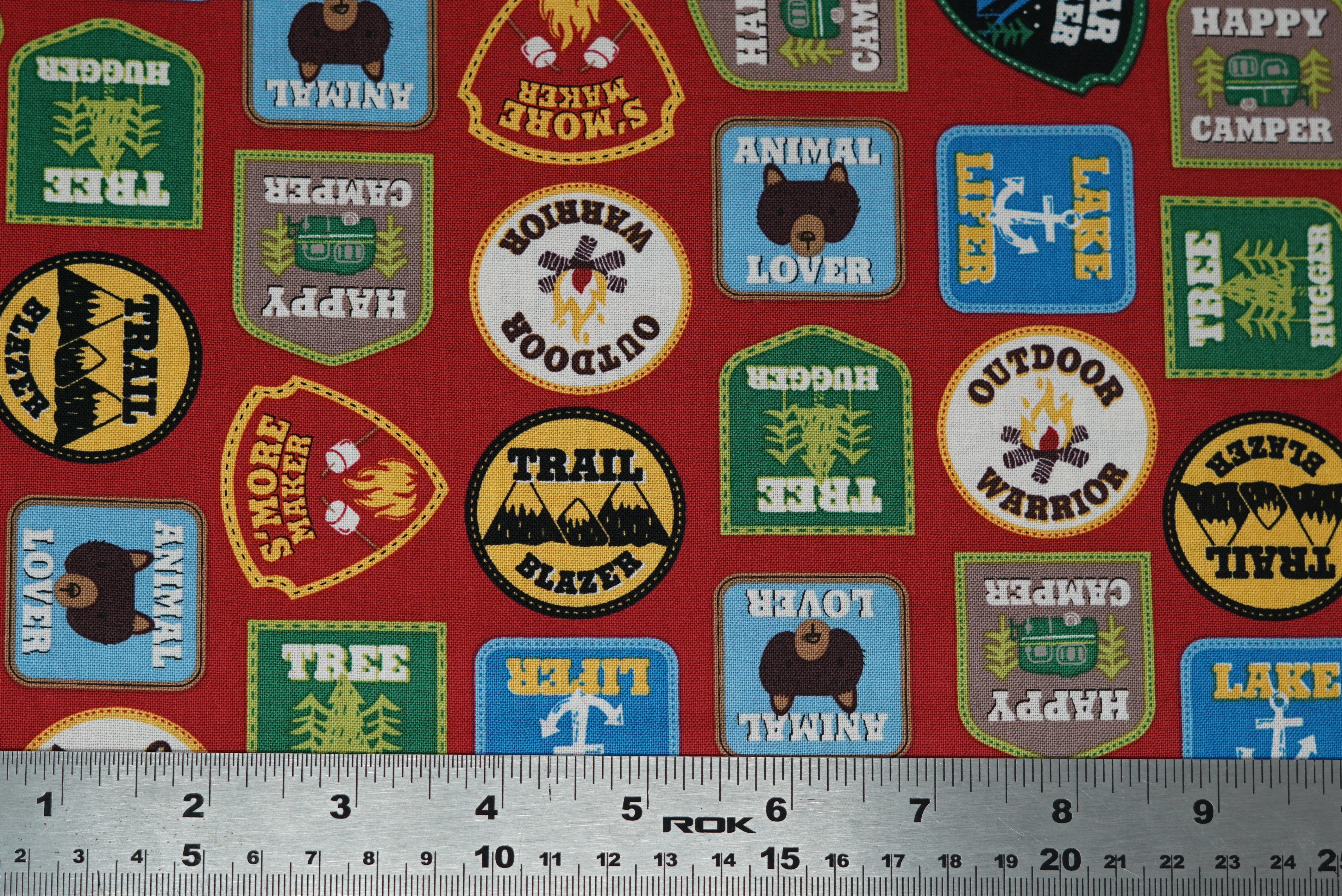 Loving Camp Life - 44/45" - 100% Cotton - Image 10