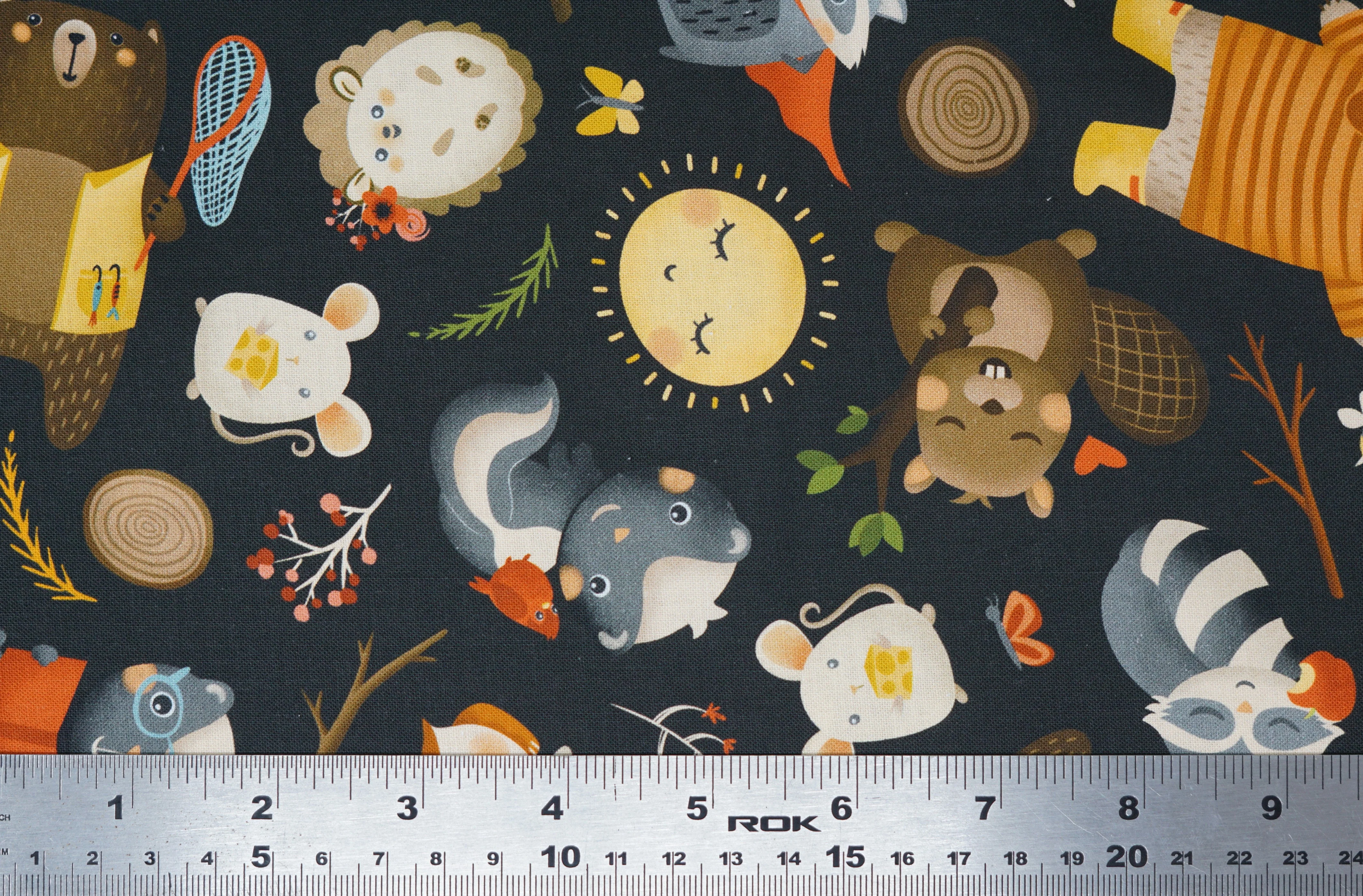 Meet Me in the Forest - 44/45" - 100% Cotton - Image 3