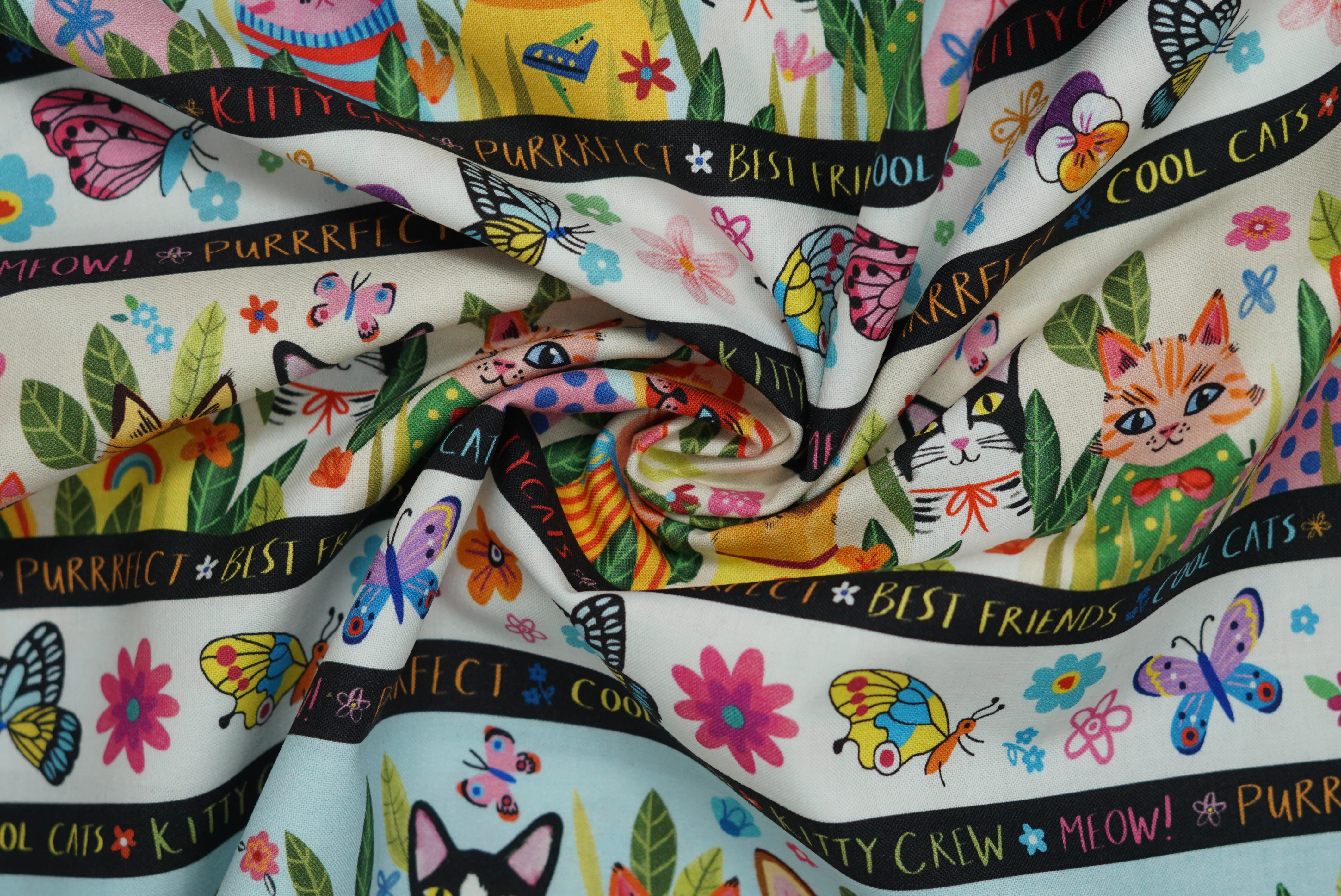 Puddy Cats - 44/45" - 100% Cotton - Image 4