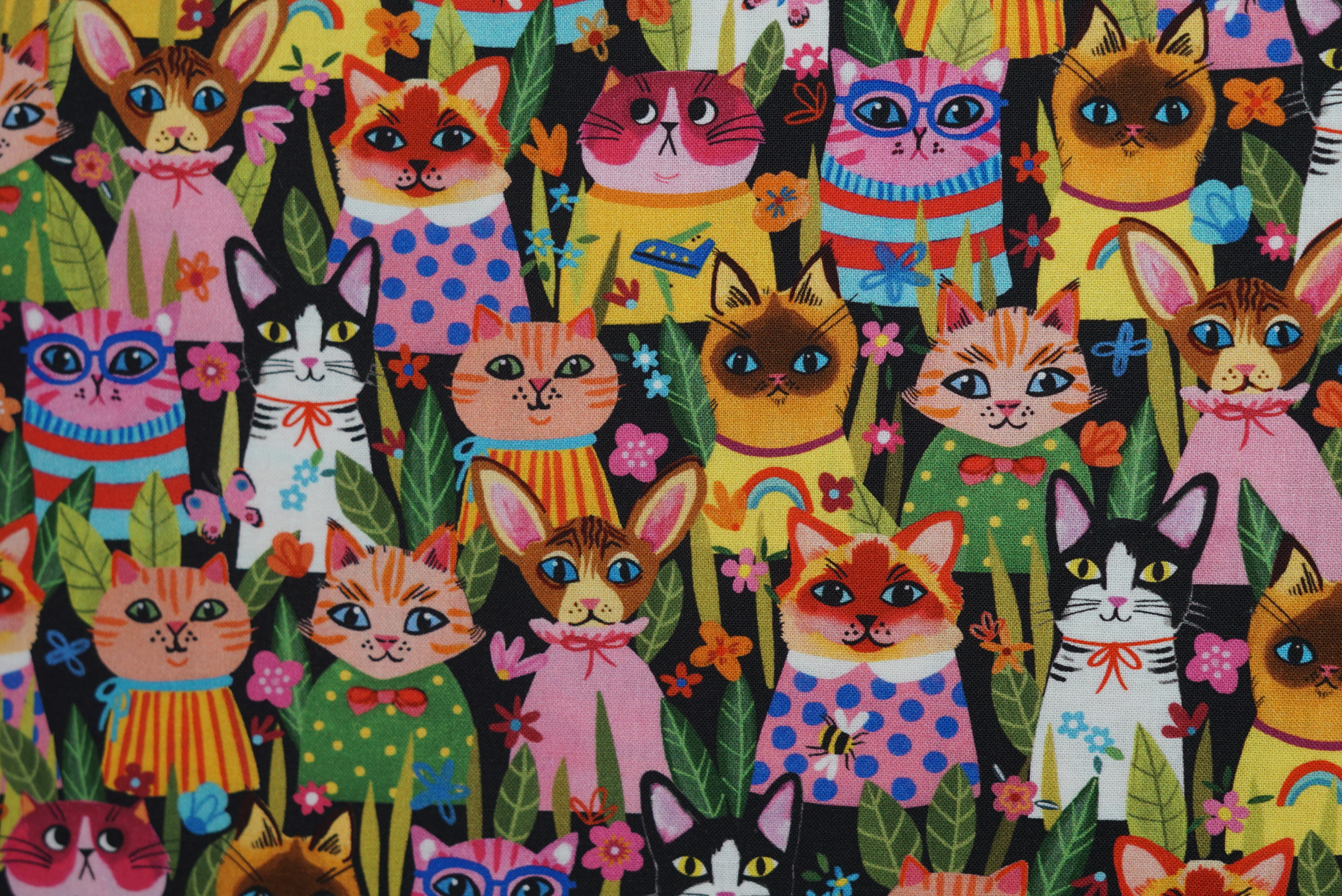 Puddy Cats - 44/45" - 100% Cotton - Image 5