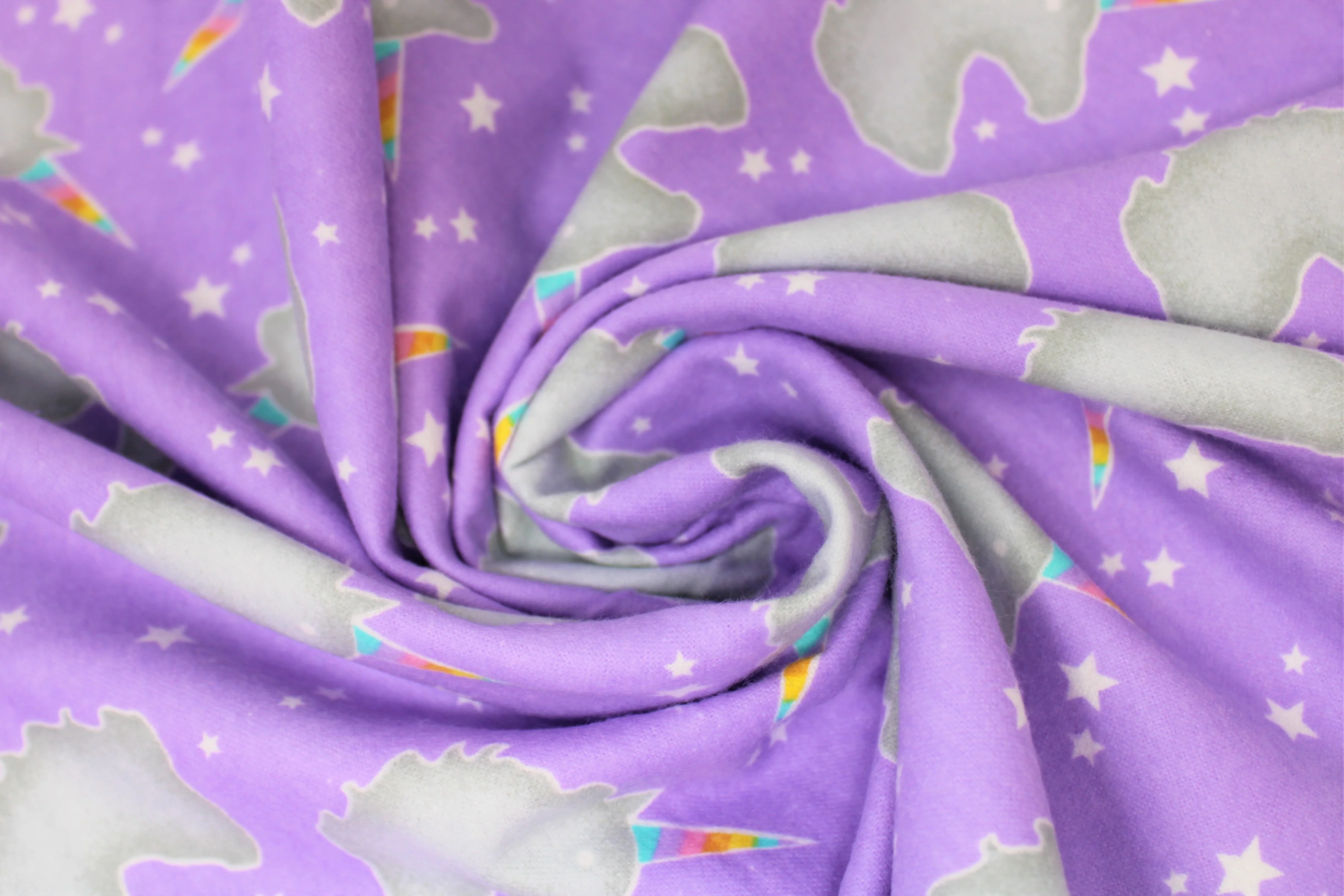 Unicorns - 44/45" - 100% Cotton Flannel - Image 3
