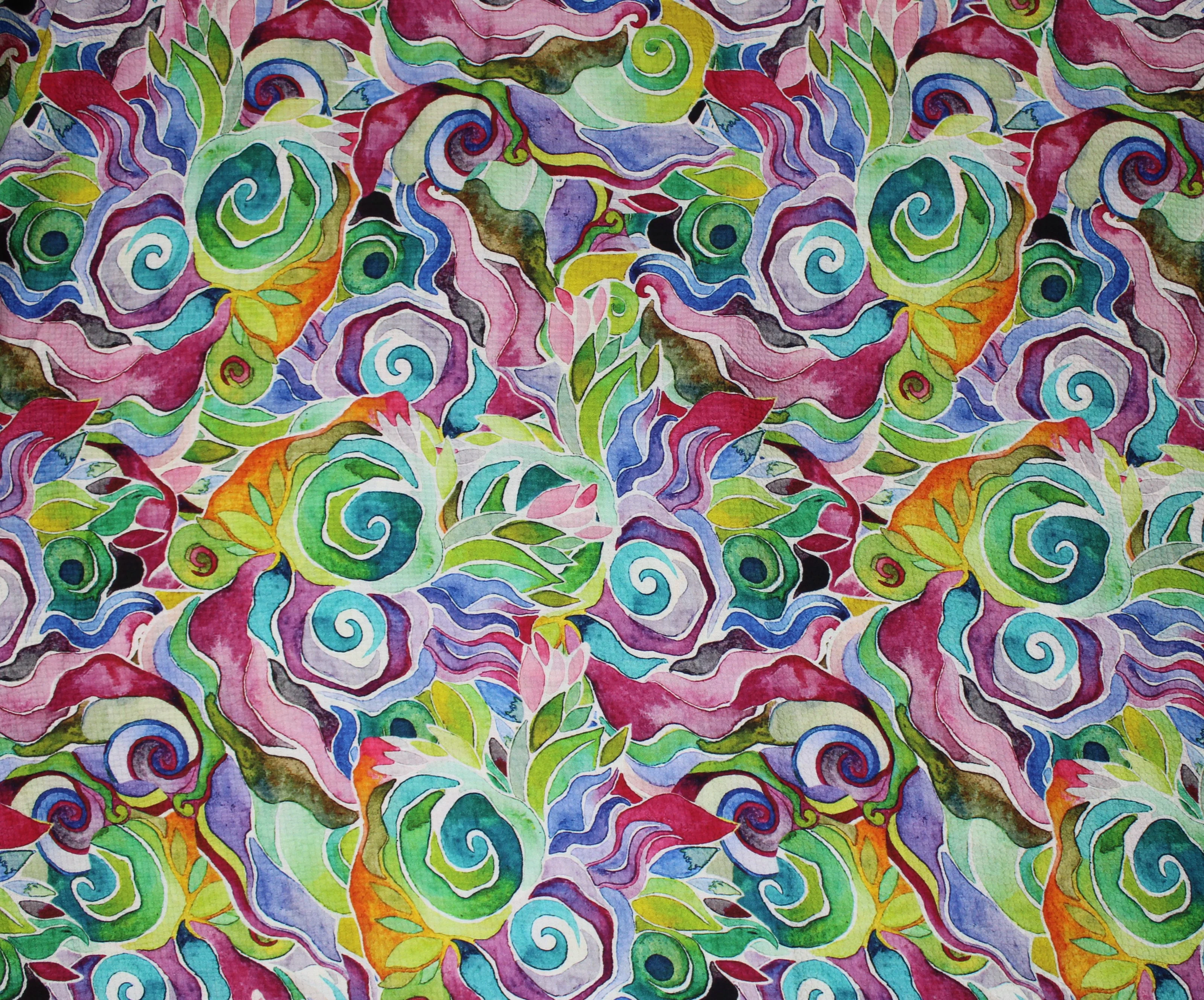 Digital Bubble - 56" - 97% Polyester, 3% Spandex - Image 2