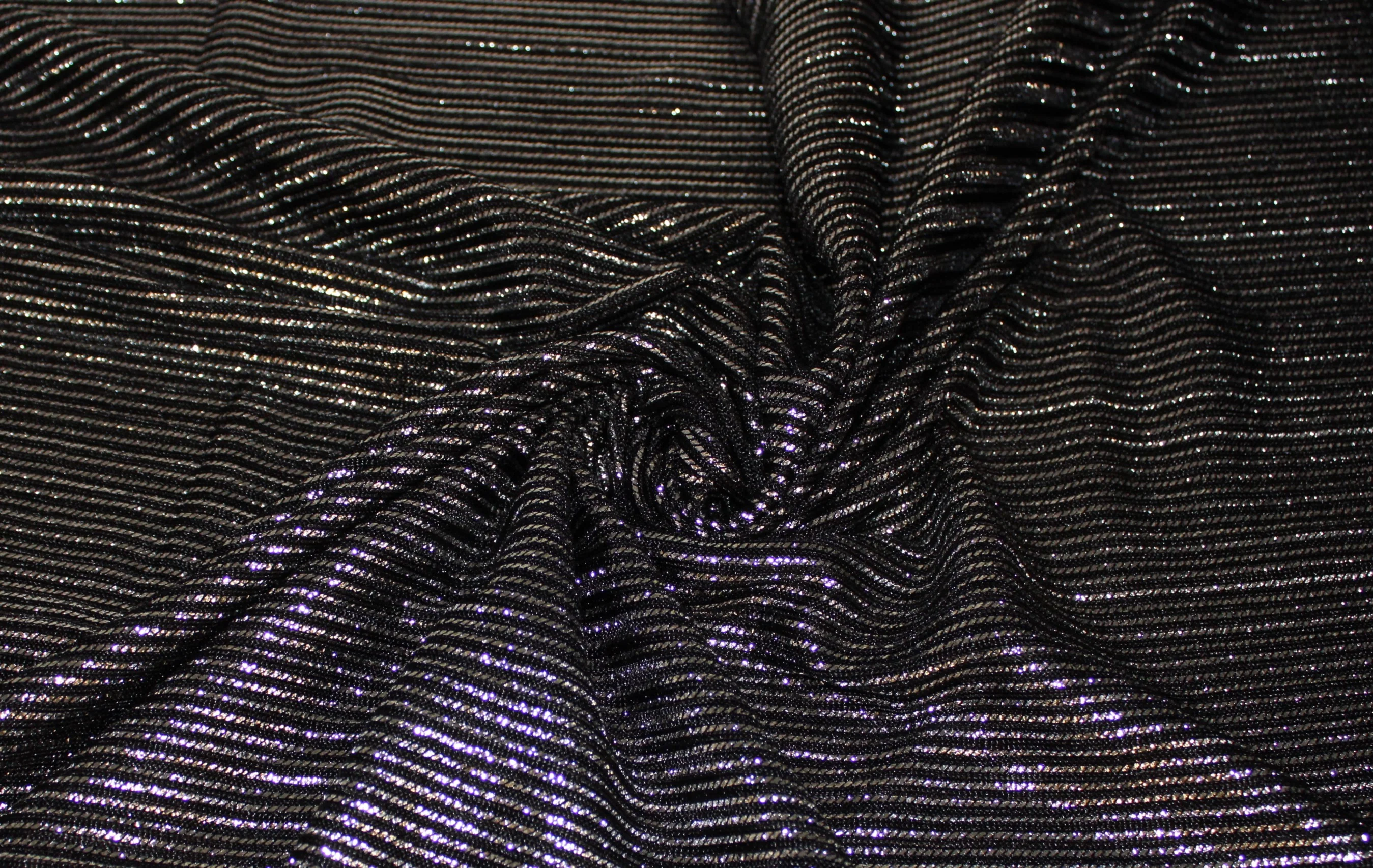 Divine Foil Rib - 57" - 95% Polyester, 5% Elastic - Image 4