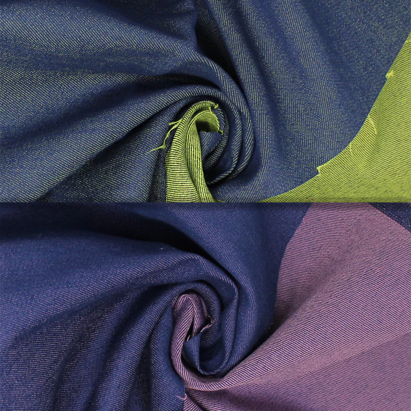 Norma Jean/Denim Slub Reversible - 56" - 73% cotton, 24% polyester, 3% spandex - Image 2