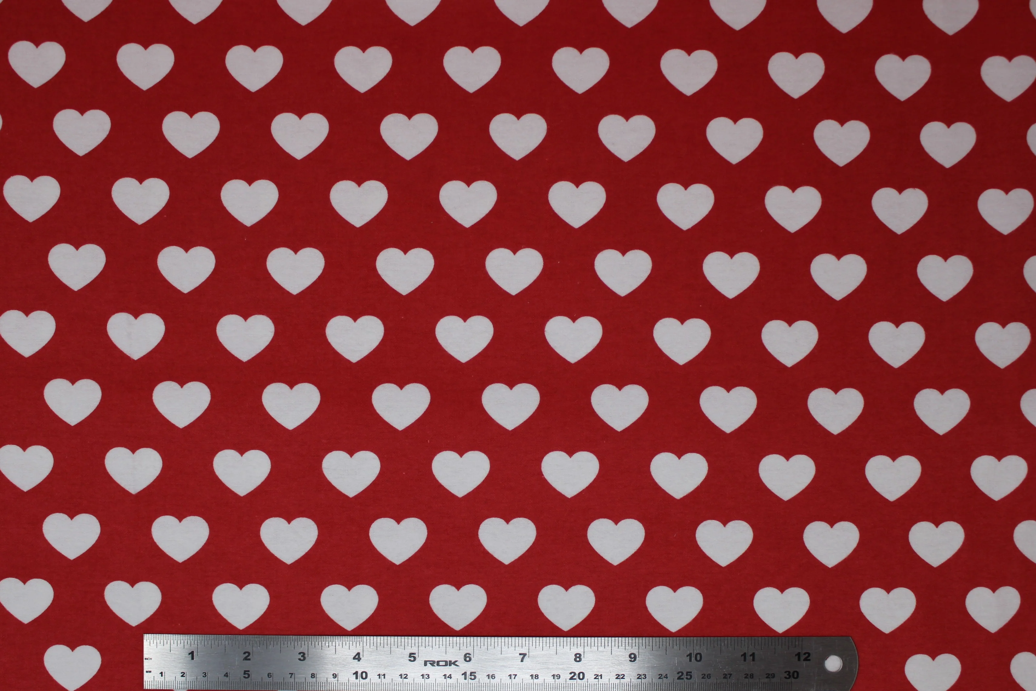 Heart Prints - 43" - 100% cotton flannel - Image 4