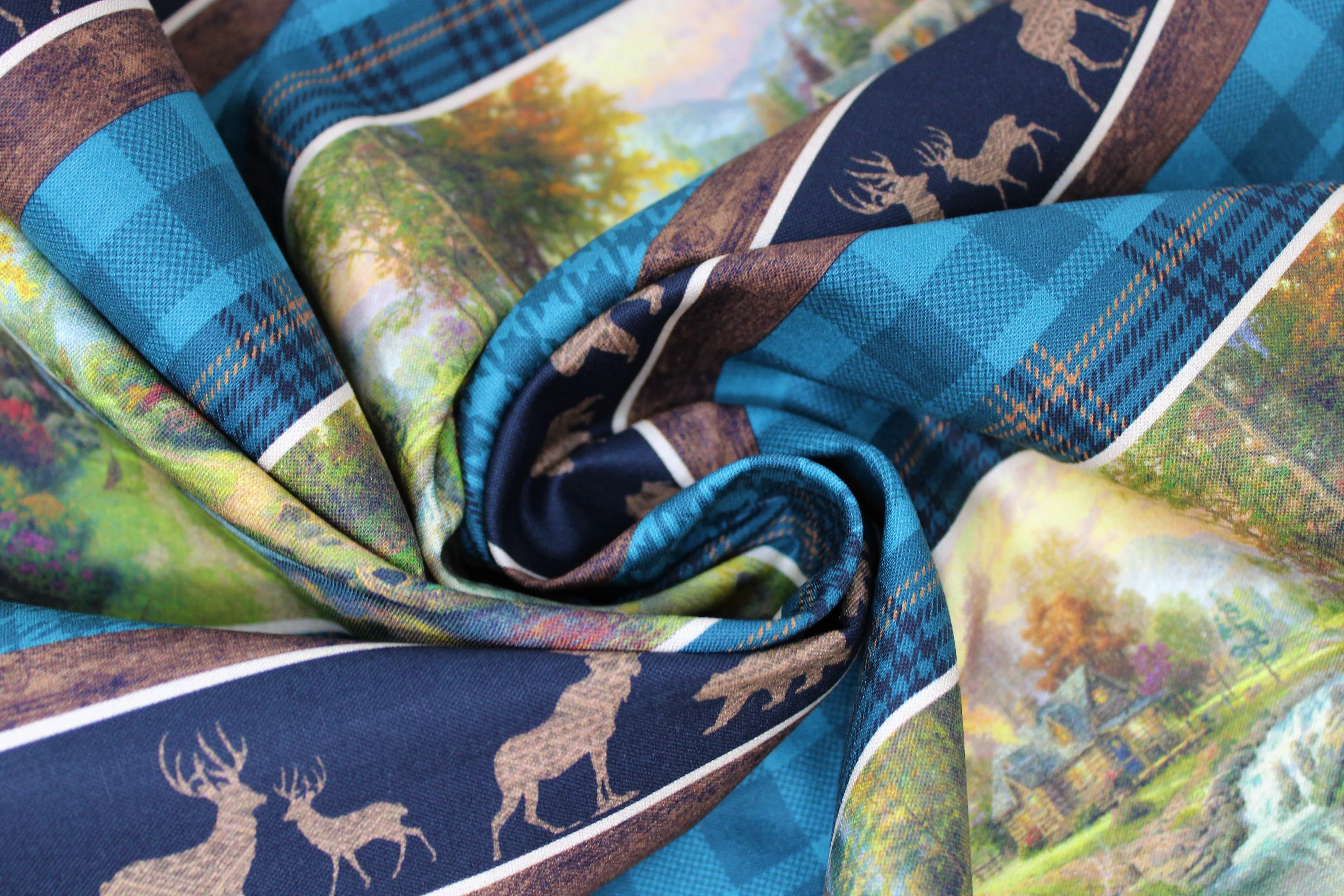 Cozy Cabins - 45" - 100% Cotton - Image 3