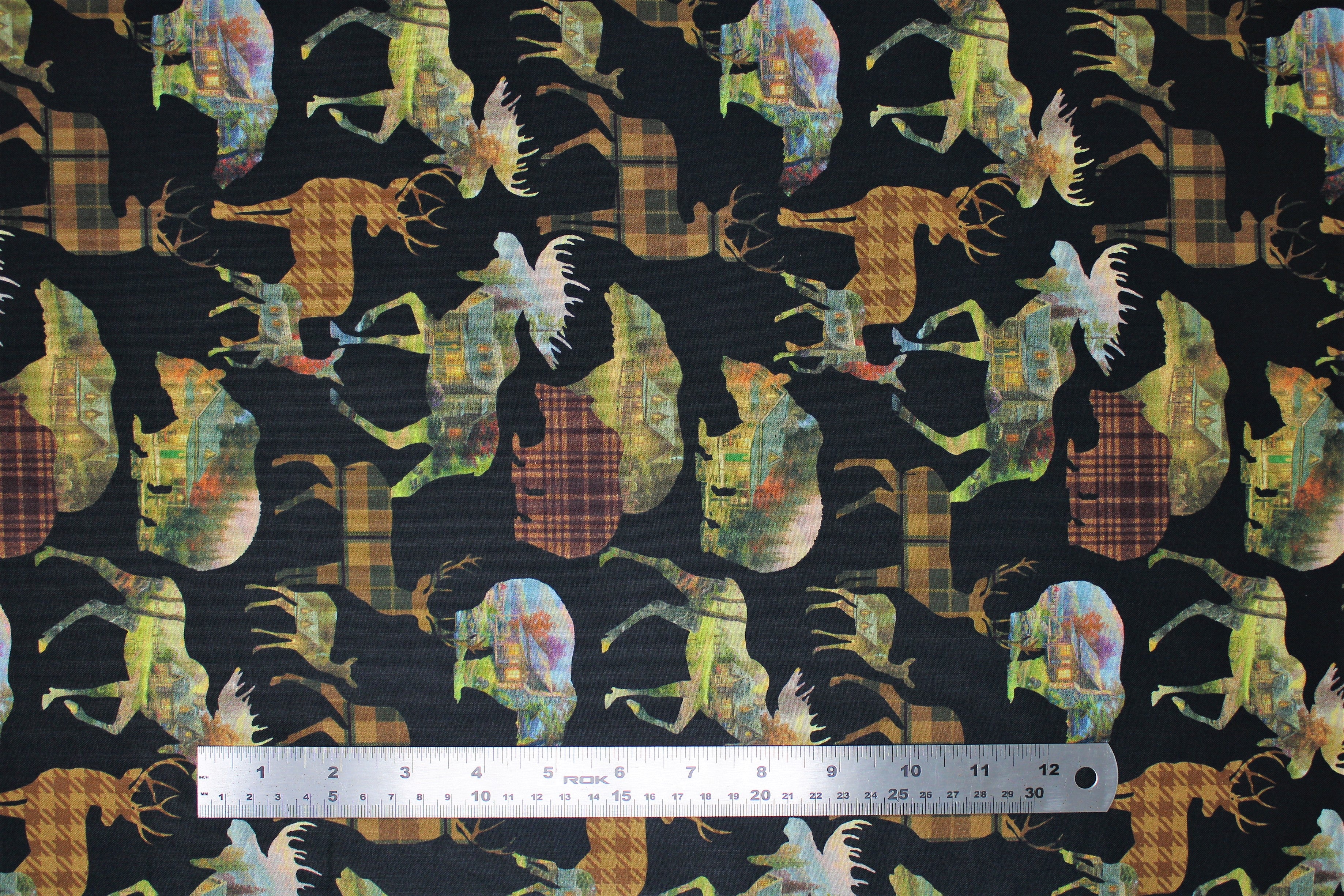 Cozy Cabins - 45" - 100% Cotton - Image 4