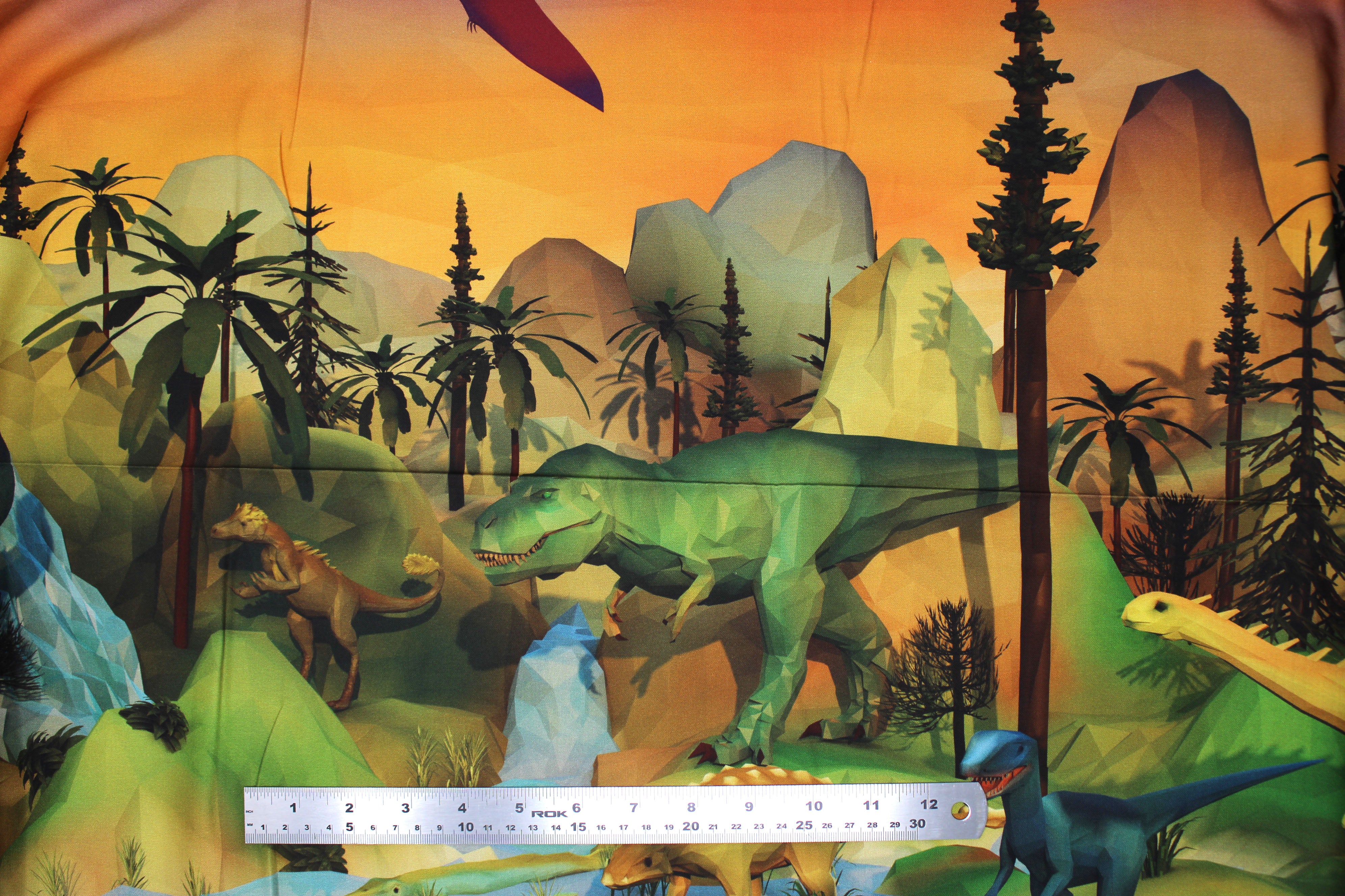 Dino Mite - 45" - 100% Cotton - Image 2