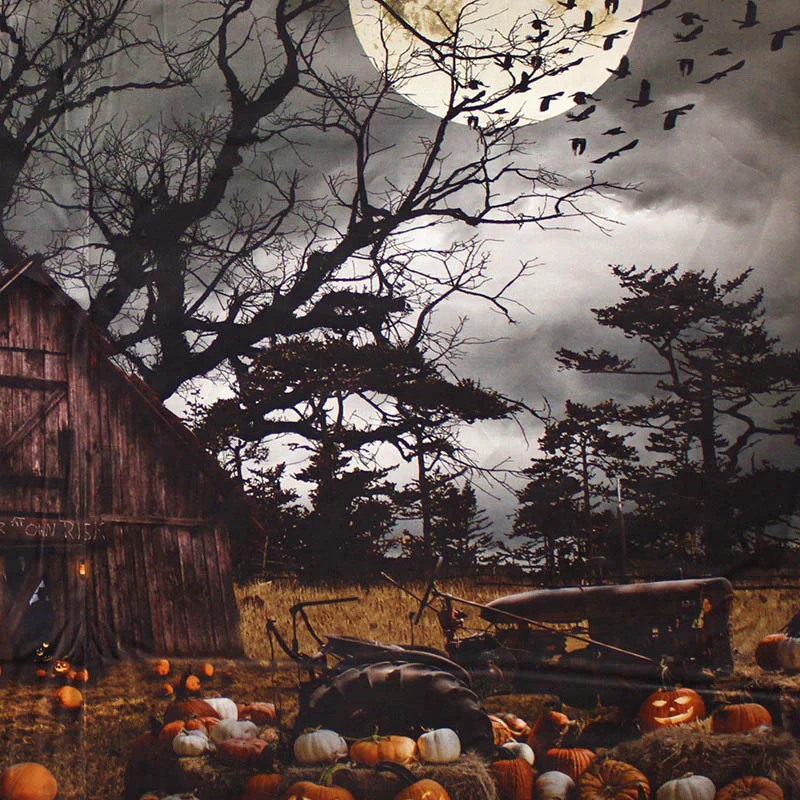 Haunted Halloween Panel (30" x 45") - 100% Cotton
