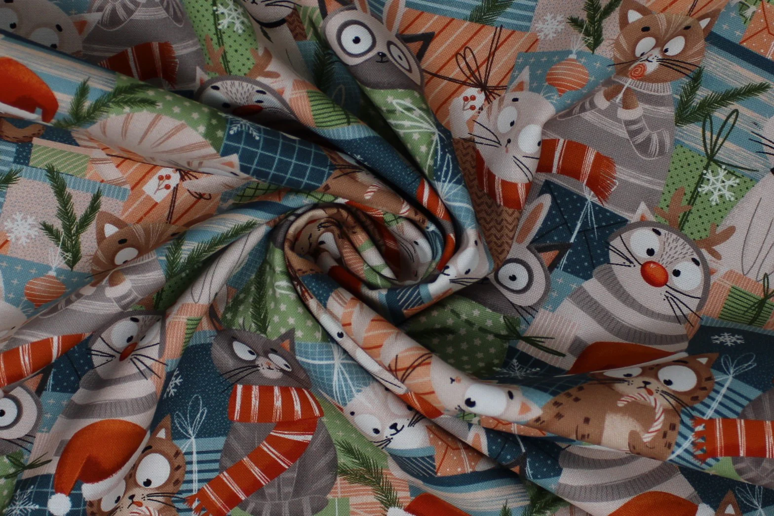 Purrfect Christmas - 44/45" - 100% cotton - Image 5