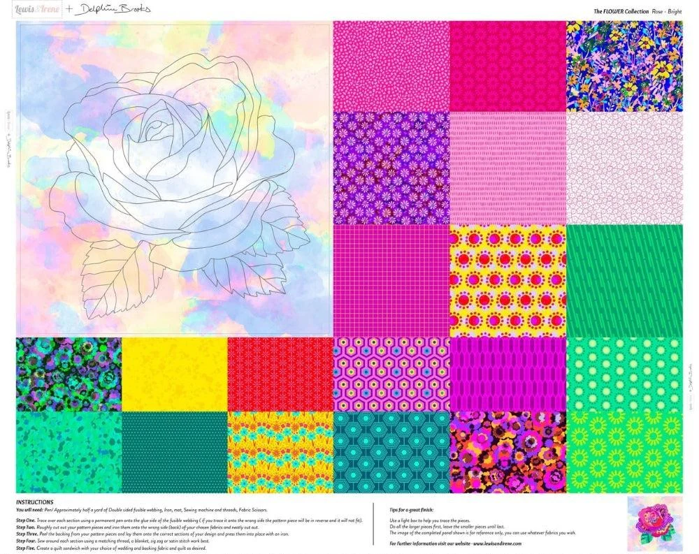 The Flower Collection - 36" x 44" - 100% cotton - Image 2