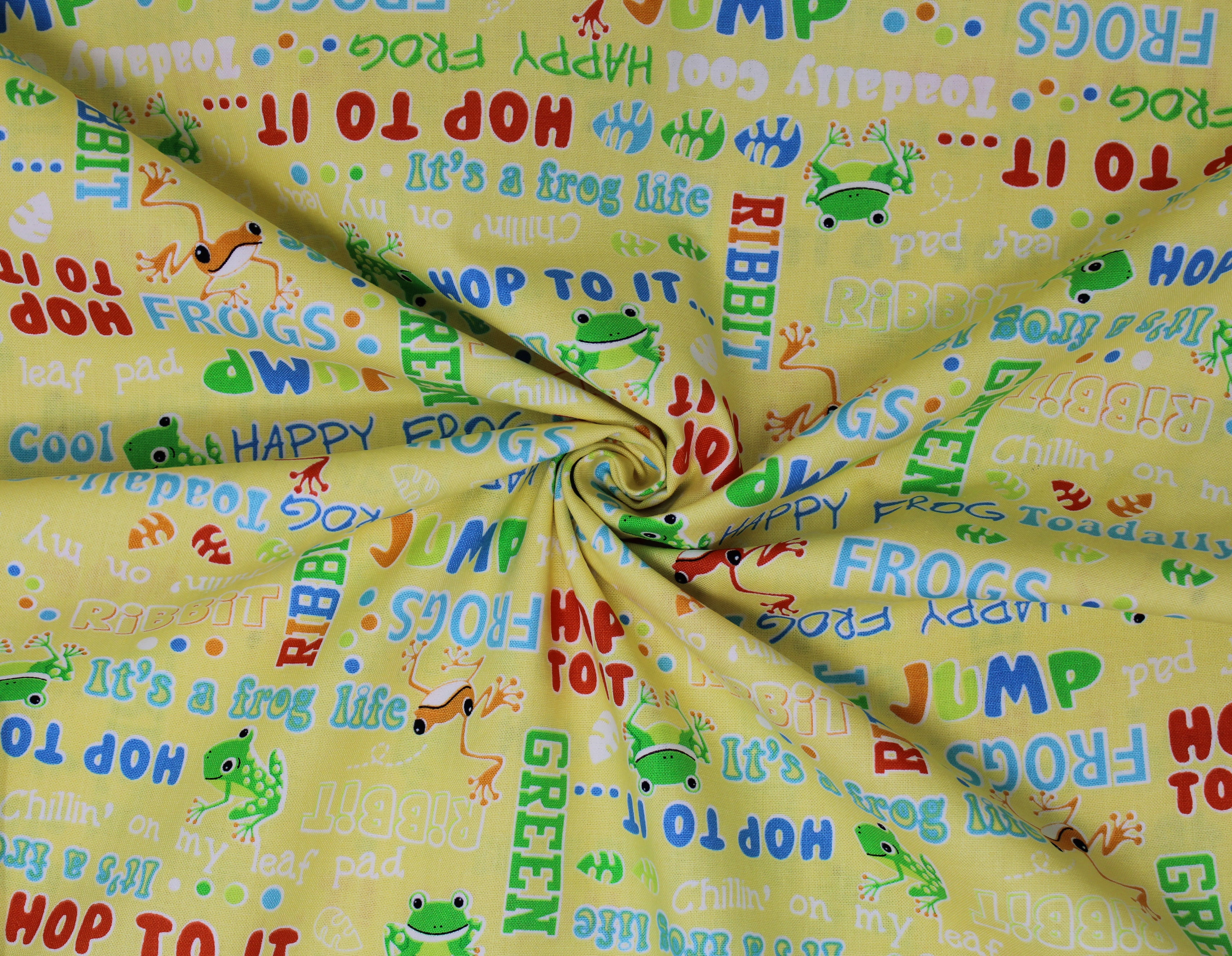 Toadally Cool Glow - 45" - 100% Cotton - Image 10
