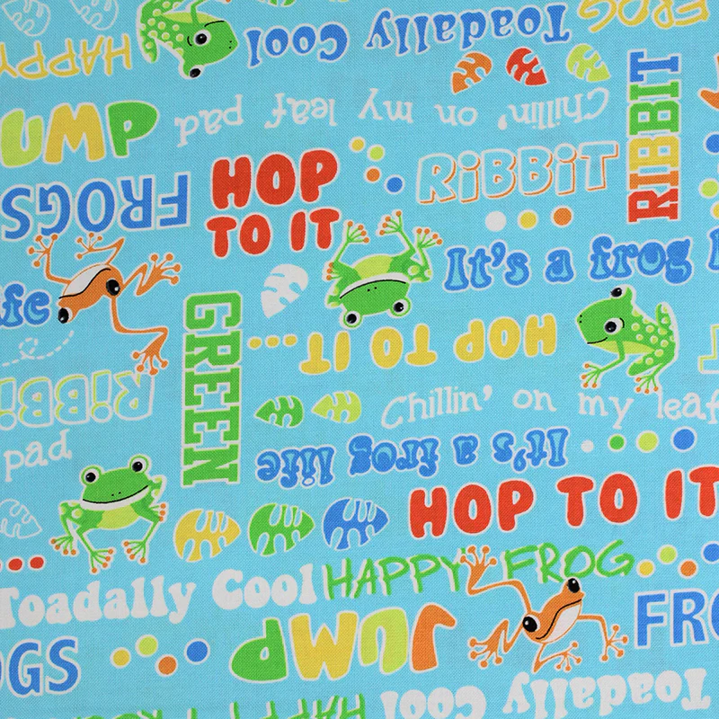 Toadally Cool Glow - 45" - 100% Cotton - Image 2