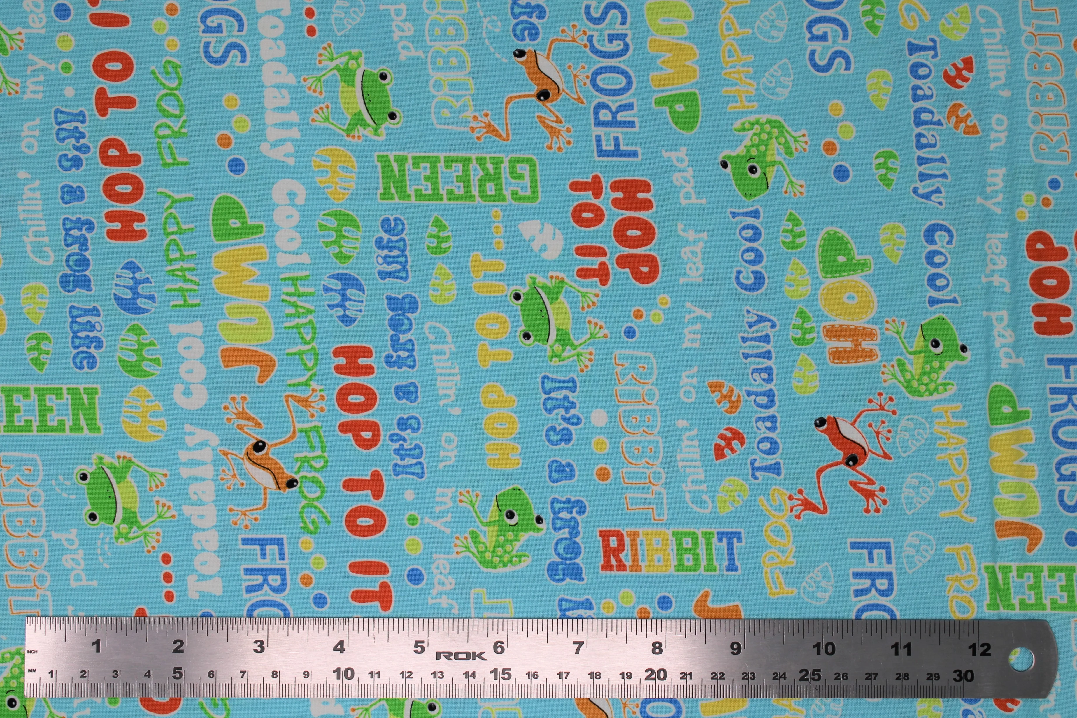 Toadally Cool Glow - 45" - 100% Cotton - Image 3