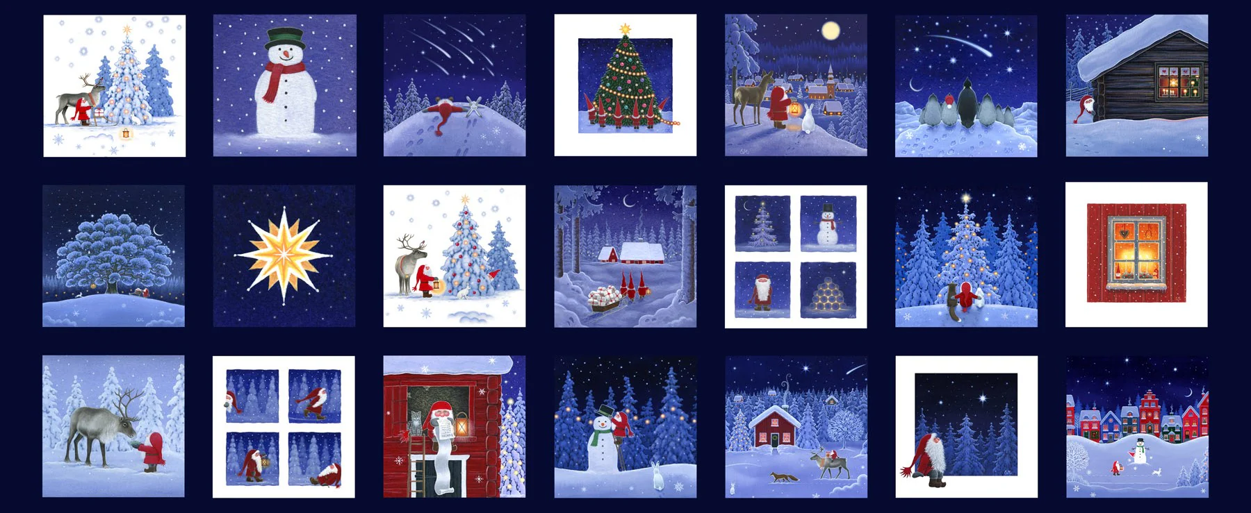 Tomtens Forest Friends - 44/45" - 100% cotton - Image 3