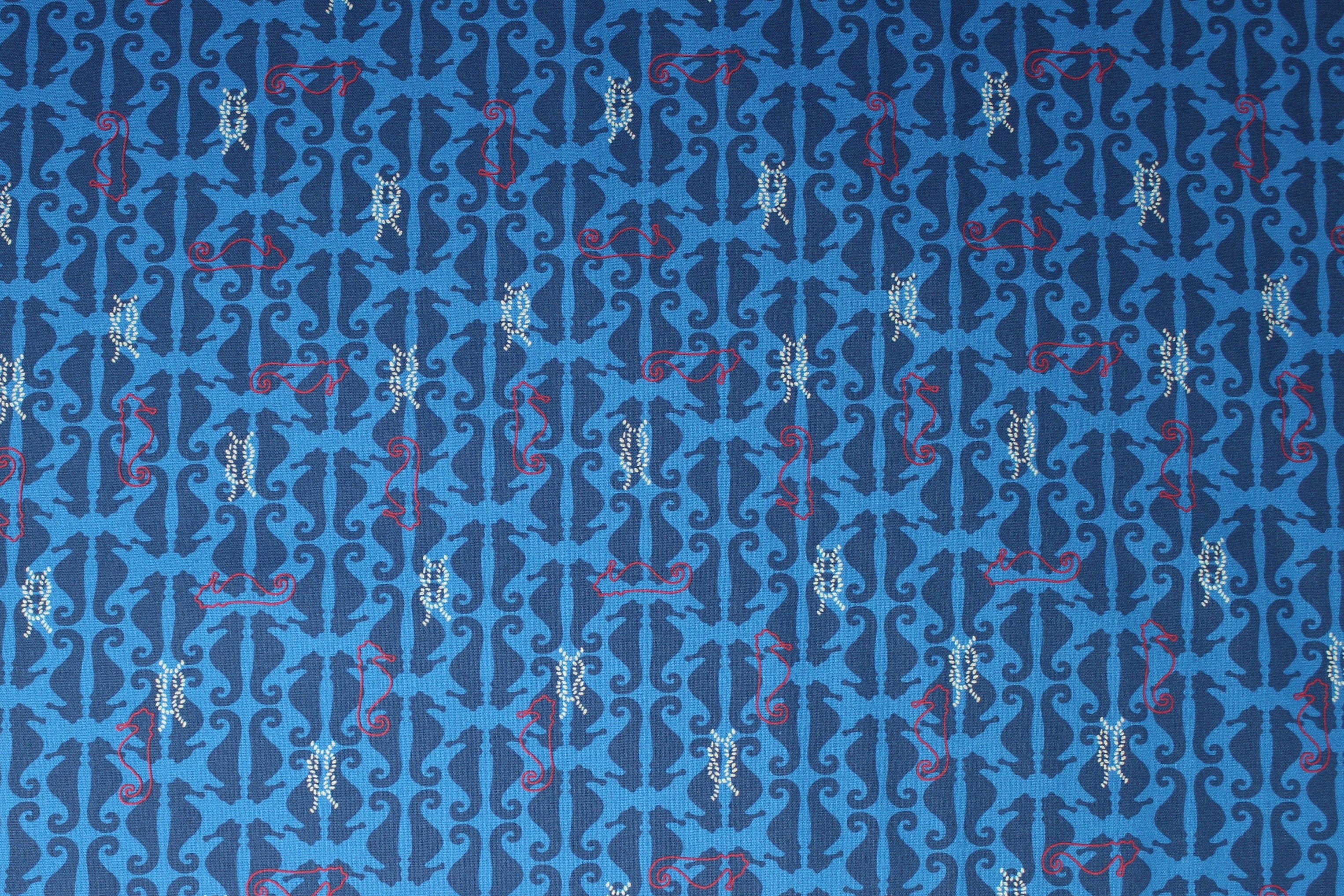 True Blue Sea - 45" - 100% cotton - Image 2
