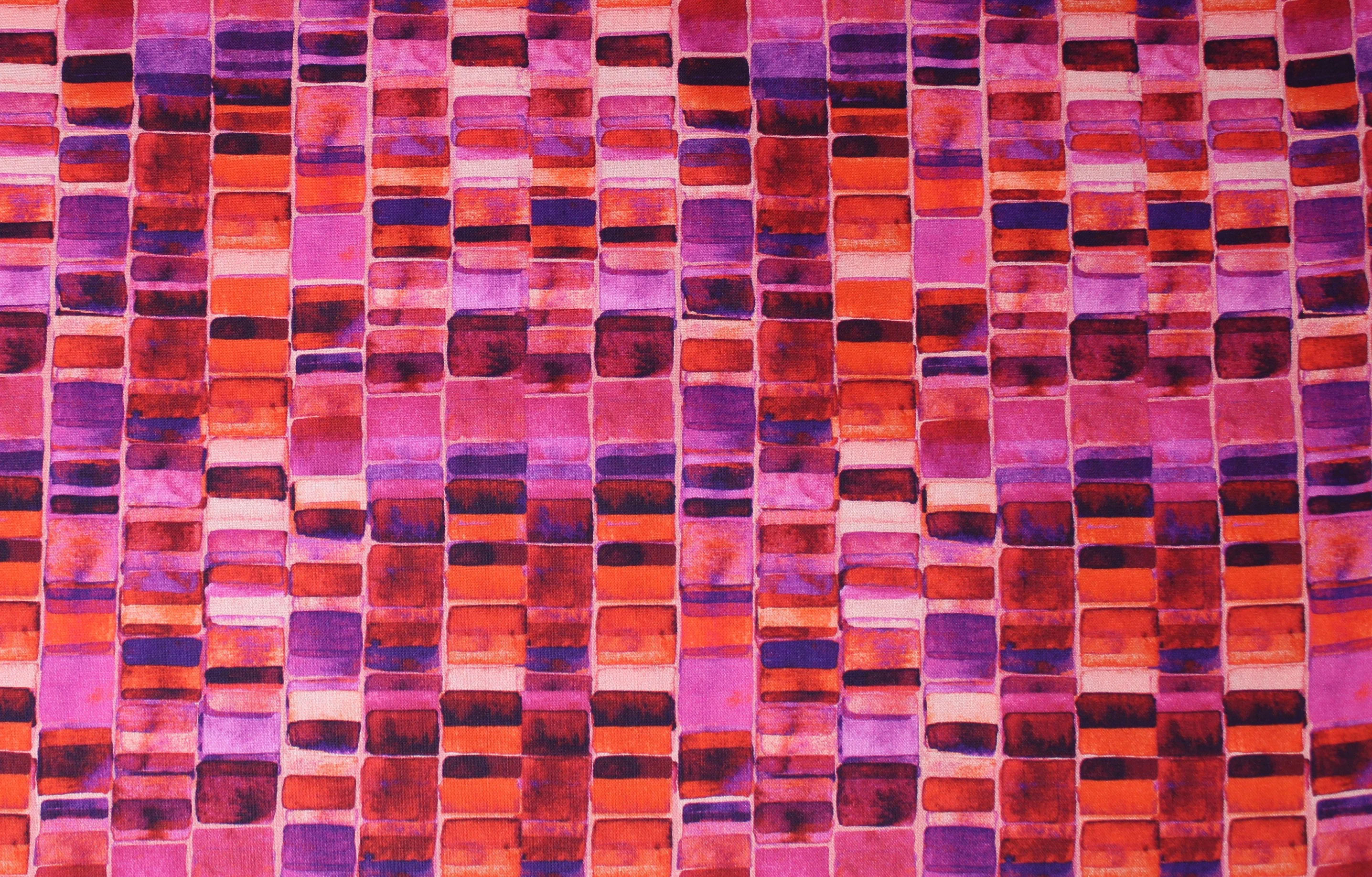 Watercolor Geometry - 45" - 100% cotton - Image 11