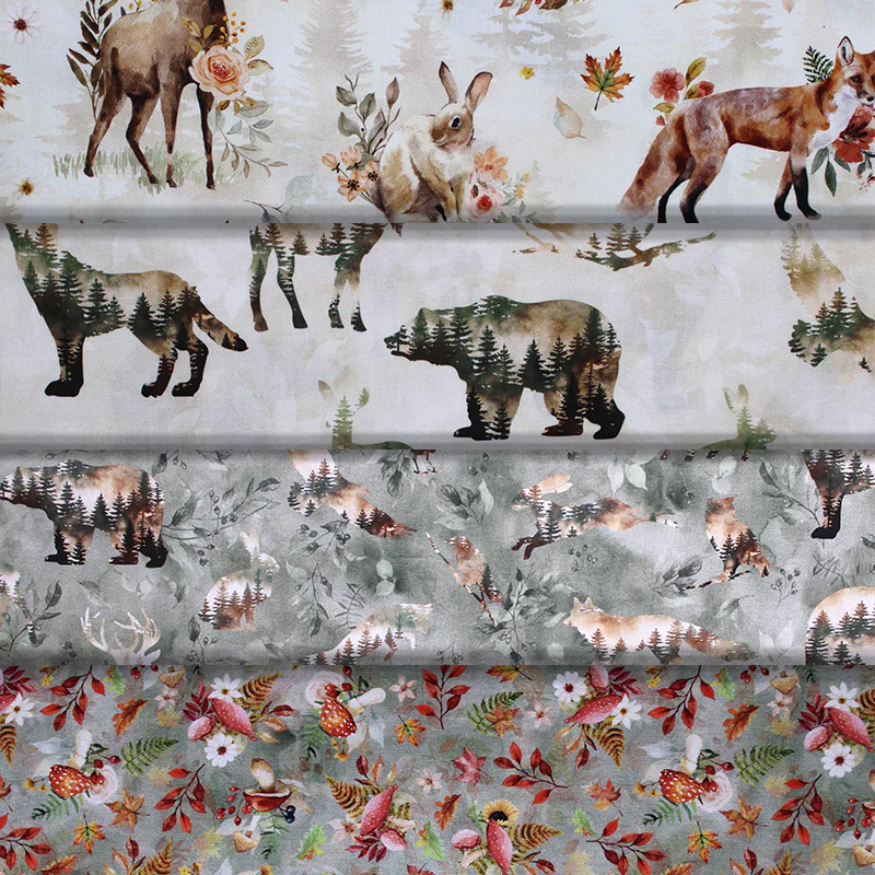 Woodsy And Whimsy - 45'' - 100% cotton