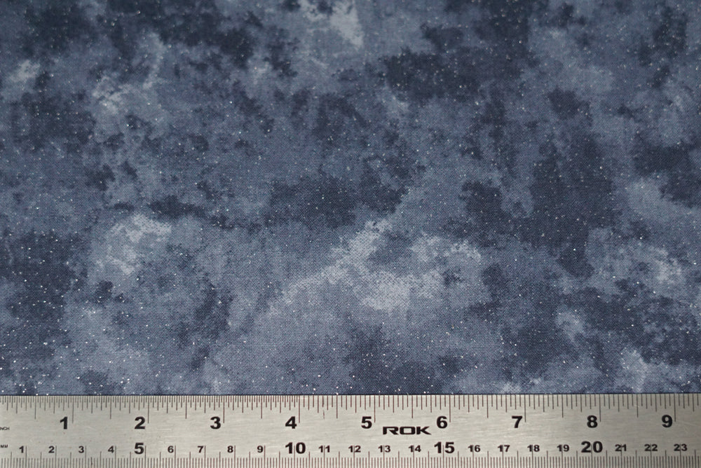 Marbled Cotton with Glitter - 44" - 100% Cotton - Image 12