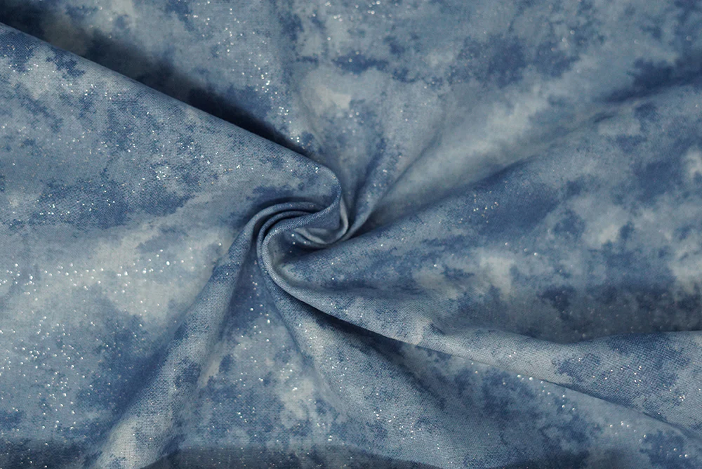 Marbled Cotton with Glitter - 44" - 100% Cotton - Image 16
