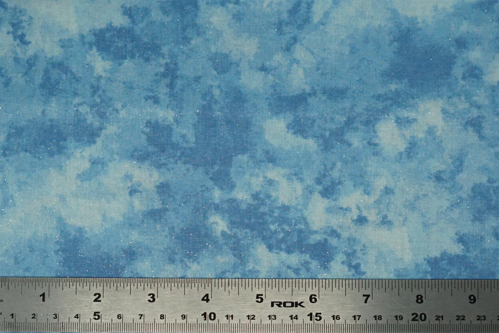 Marbled Cotton with Glitter - 44" - 100% Cotton - Image 18