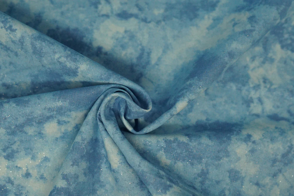 Marbled Cotton with Glitter - 44" - 100% Cotton - Image 19