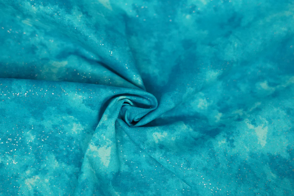 Marbled Cotton with Glitter - 44" - 100% Cotton - Image 22