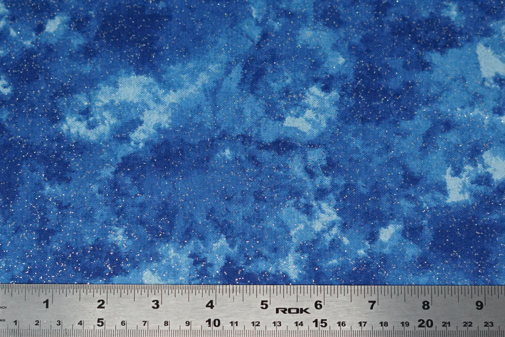 Marbled Cotton with Glitter - 44" - 100% Cotton - Image 24