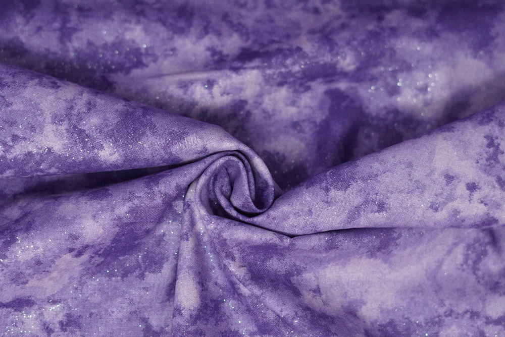 Marbled Cotton with Glitter - 44" - 100% Cotton - Image 28