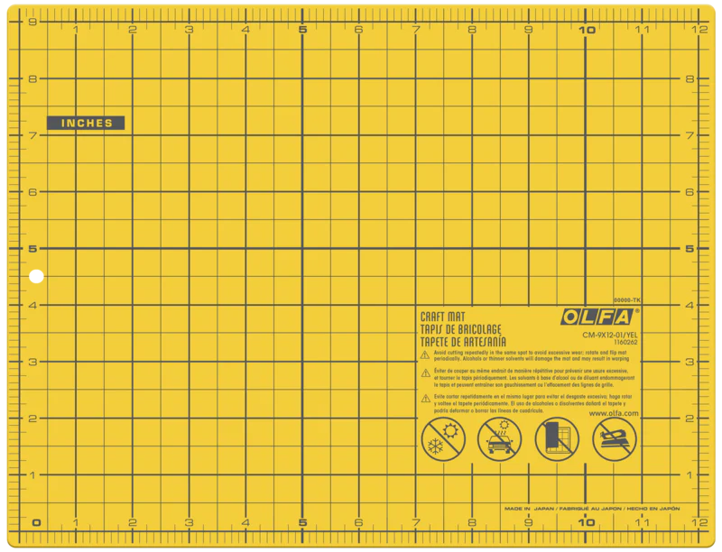 Yellow Self Healing Cutting Mats - OLFA - Image 2