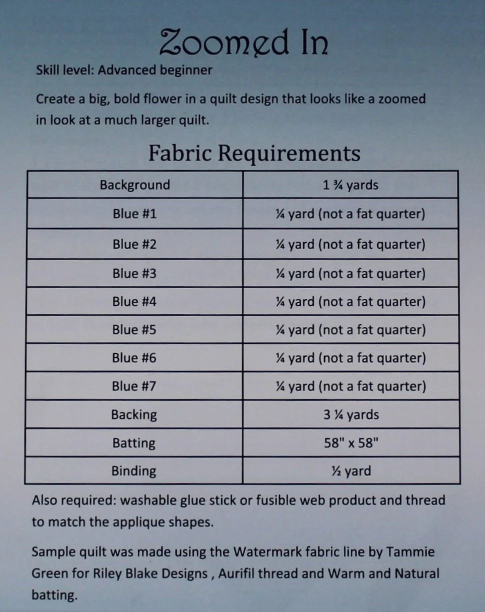 Zoomed In - Quilting Pattern - Devoted Quilter - Image 2